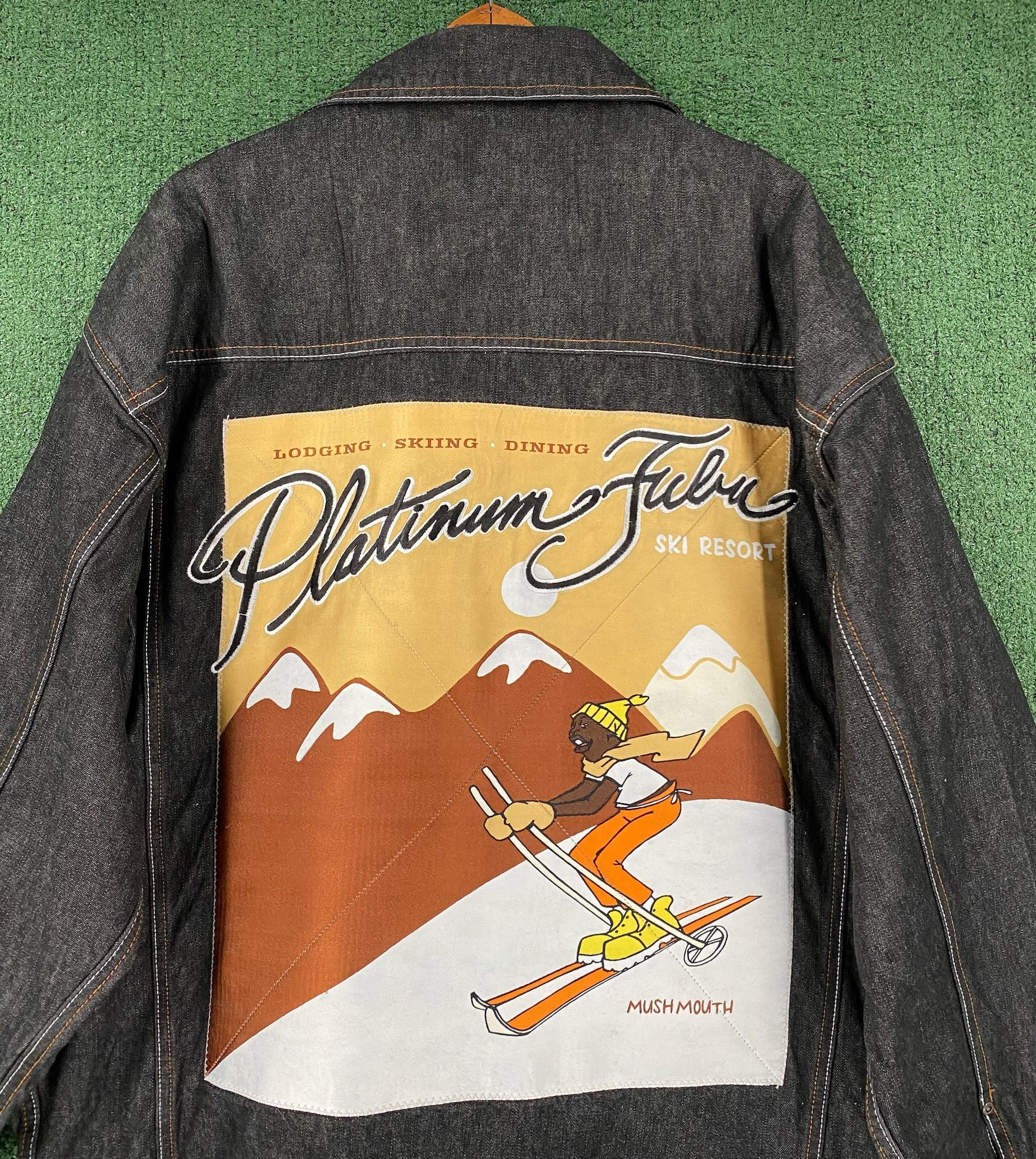 Fubu Y2K Platinum Fubu MushMouth Fat Albert Ski Jean Jacket 2XL Size US XXL / EU 58 / 5 - 6 Thumbnail