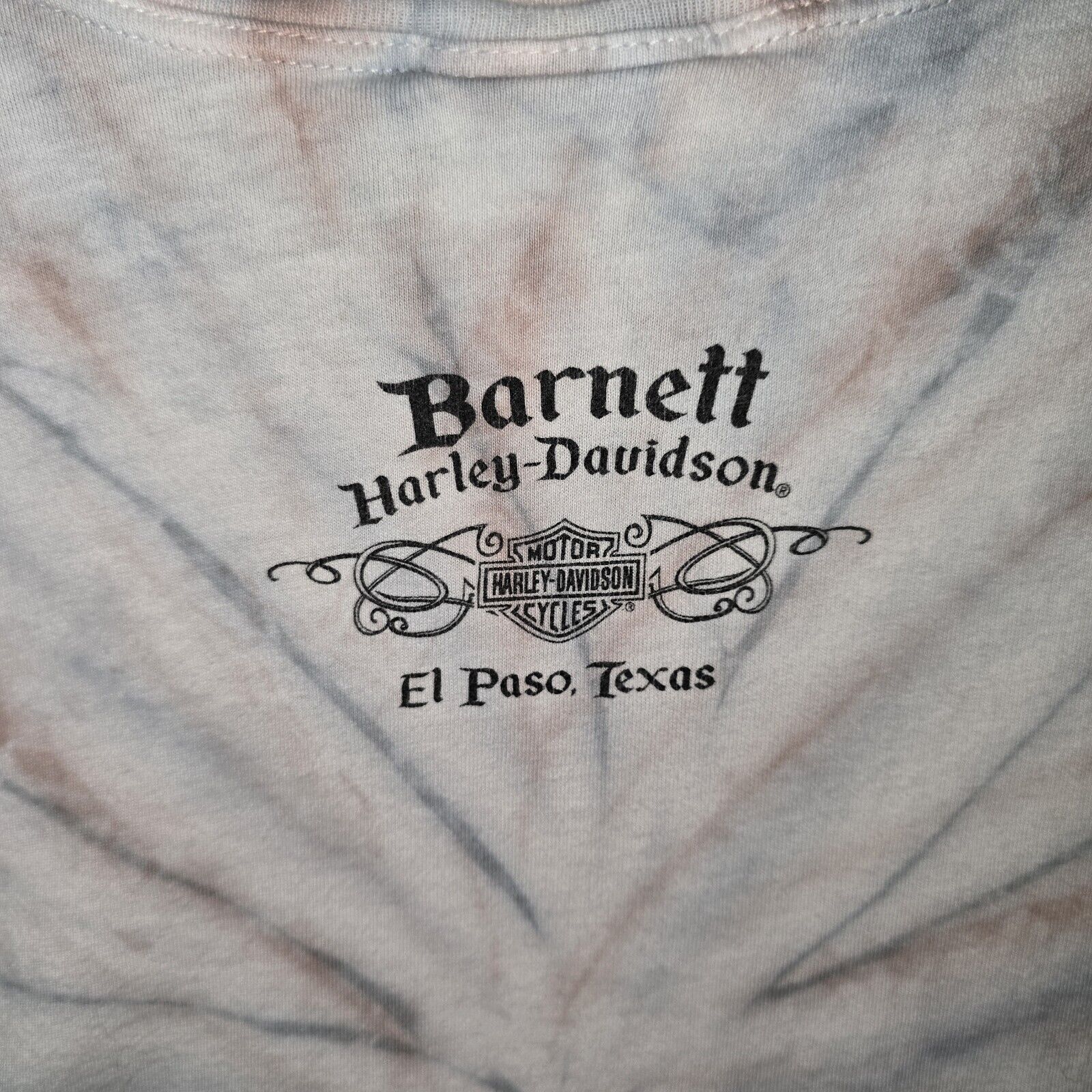 Harley Davidson Harley Davidson Womens Shirt Medium Charmed 2007 Tie Dye Y2k Size M / US 6-8 / IT 42-44 - 8 Thumbnail