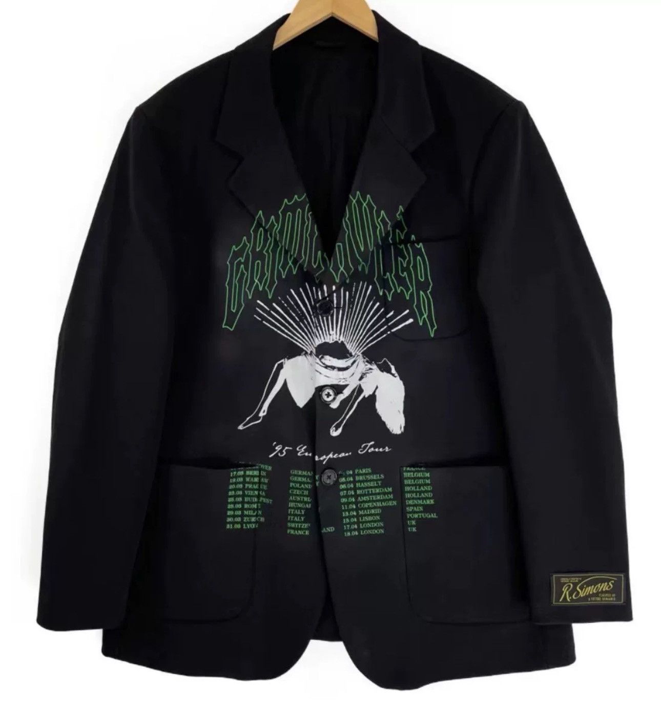 Raf Simons Grimcrawler Coat in Black | FWRD