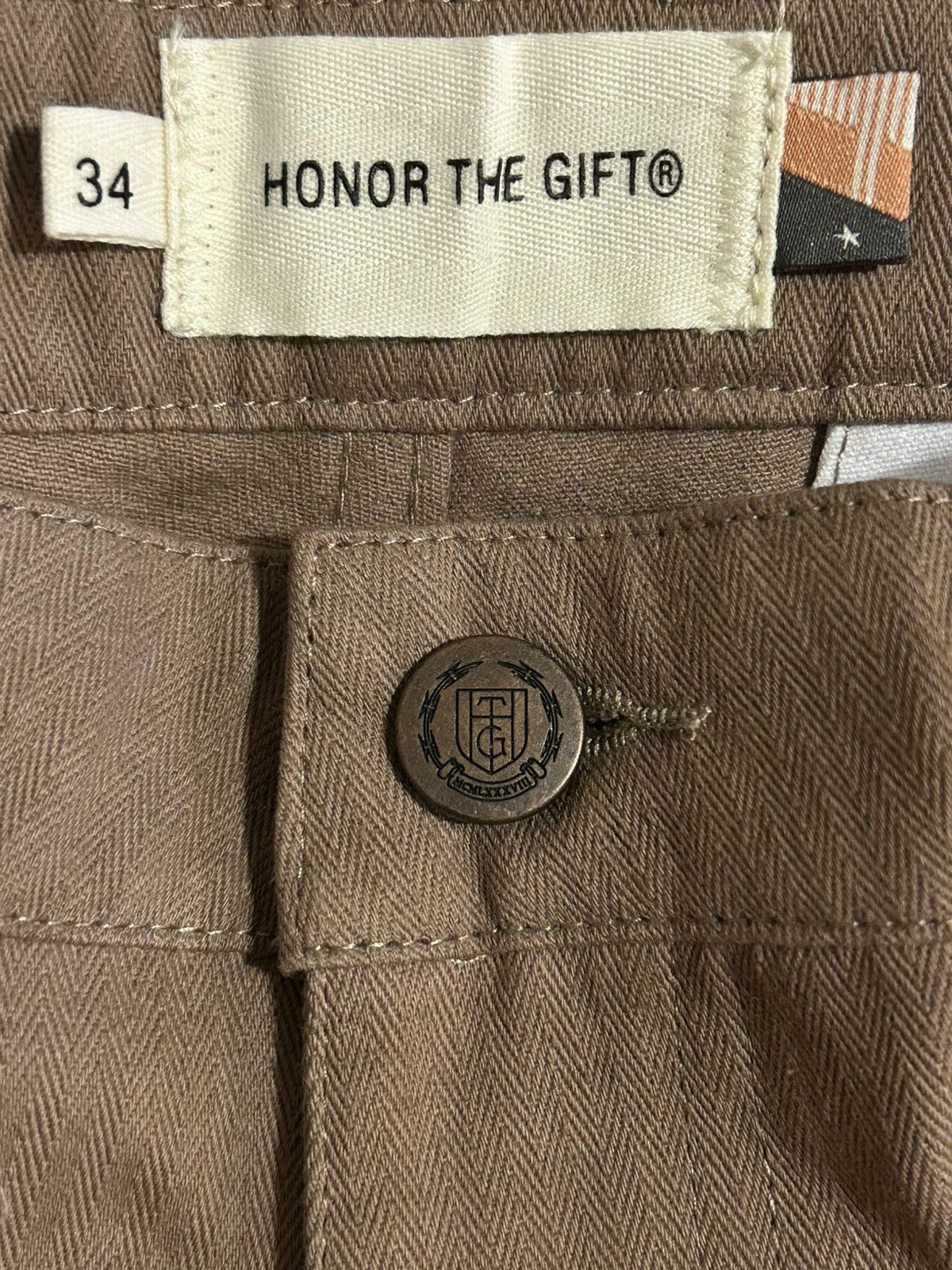 Honor the Gift Honor The Gift “Script H” Work Pants Size US 34 / EU 50 - 4 Thumbnail