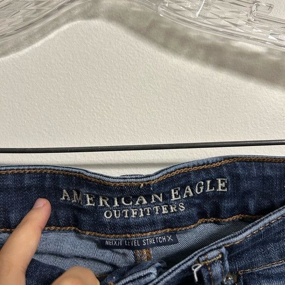 American Eagle Outfitters American Eagle Midi Jean Shorts Size 34" / US 12 / IT 48 - 3 Thumbnail