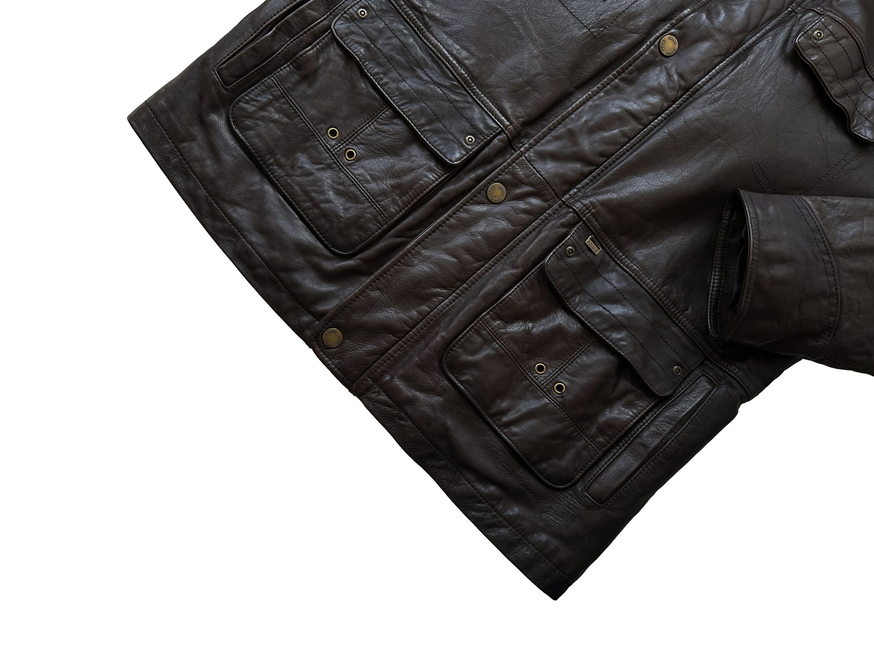 ARMA × Genuine Leather ARMA Ambassador Squadron brown leather jacket Size US L / EU 52-54 / 3 - 6 Thumbnail
