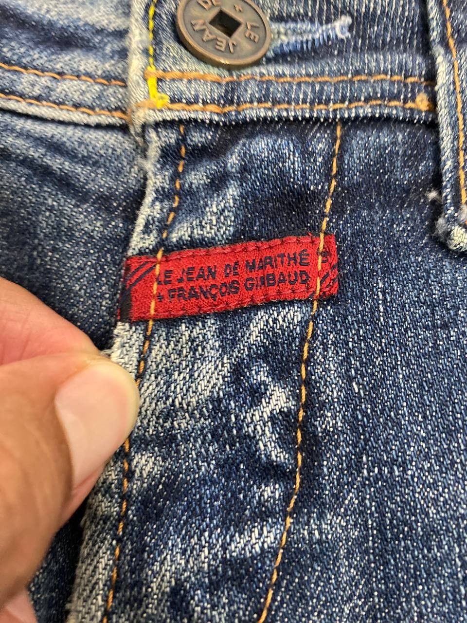 Marithe + Francois Girbaud marithe francois girbaud bootcut flare distressed denim Size 32" / US 10 / IT 46 - 9 Thumbnail