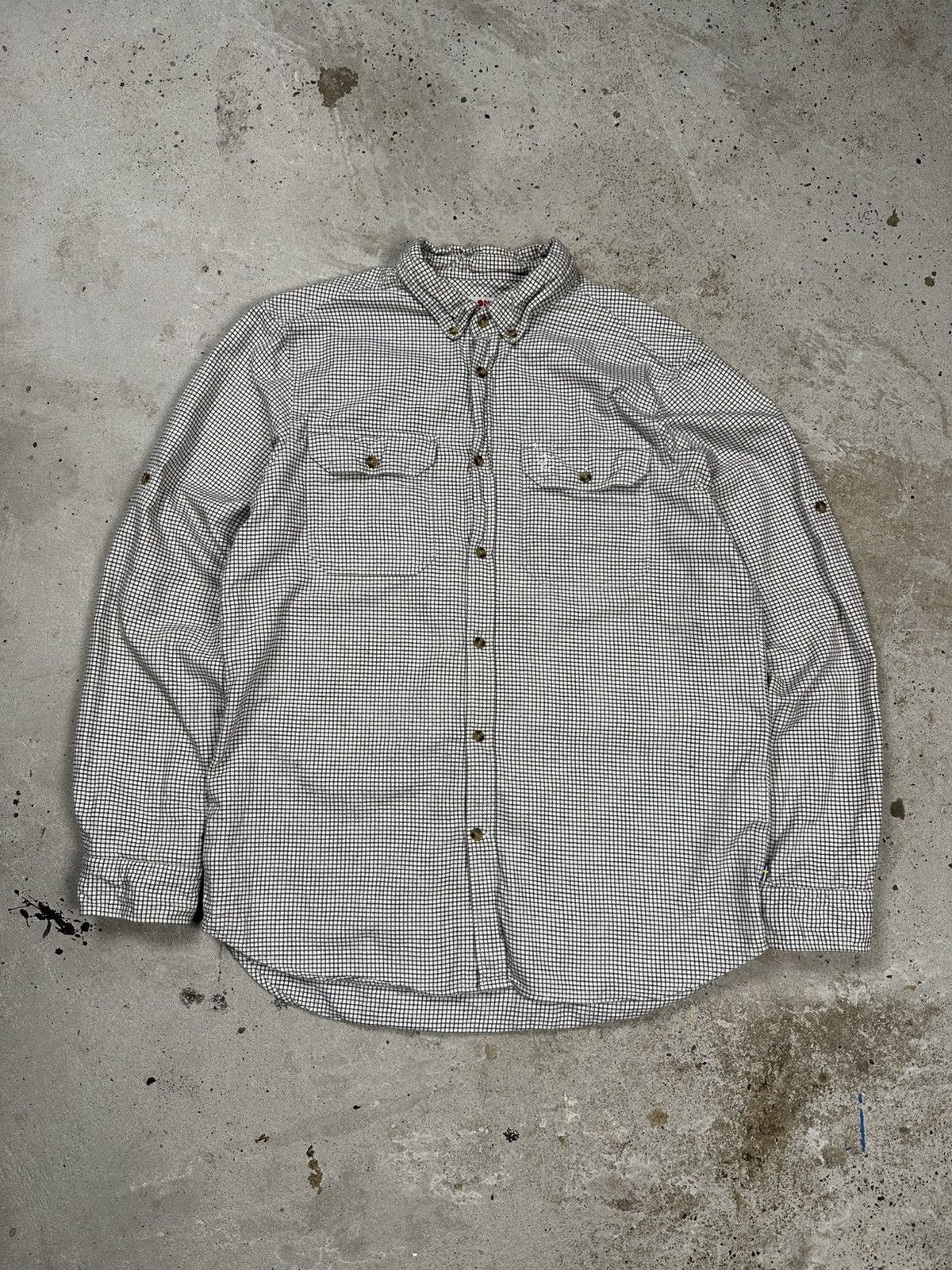 Fjallraven Forest Flannel Shirt Check Plaid Button Up
