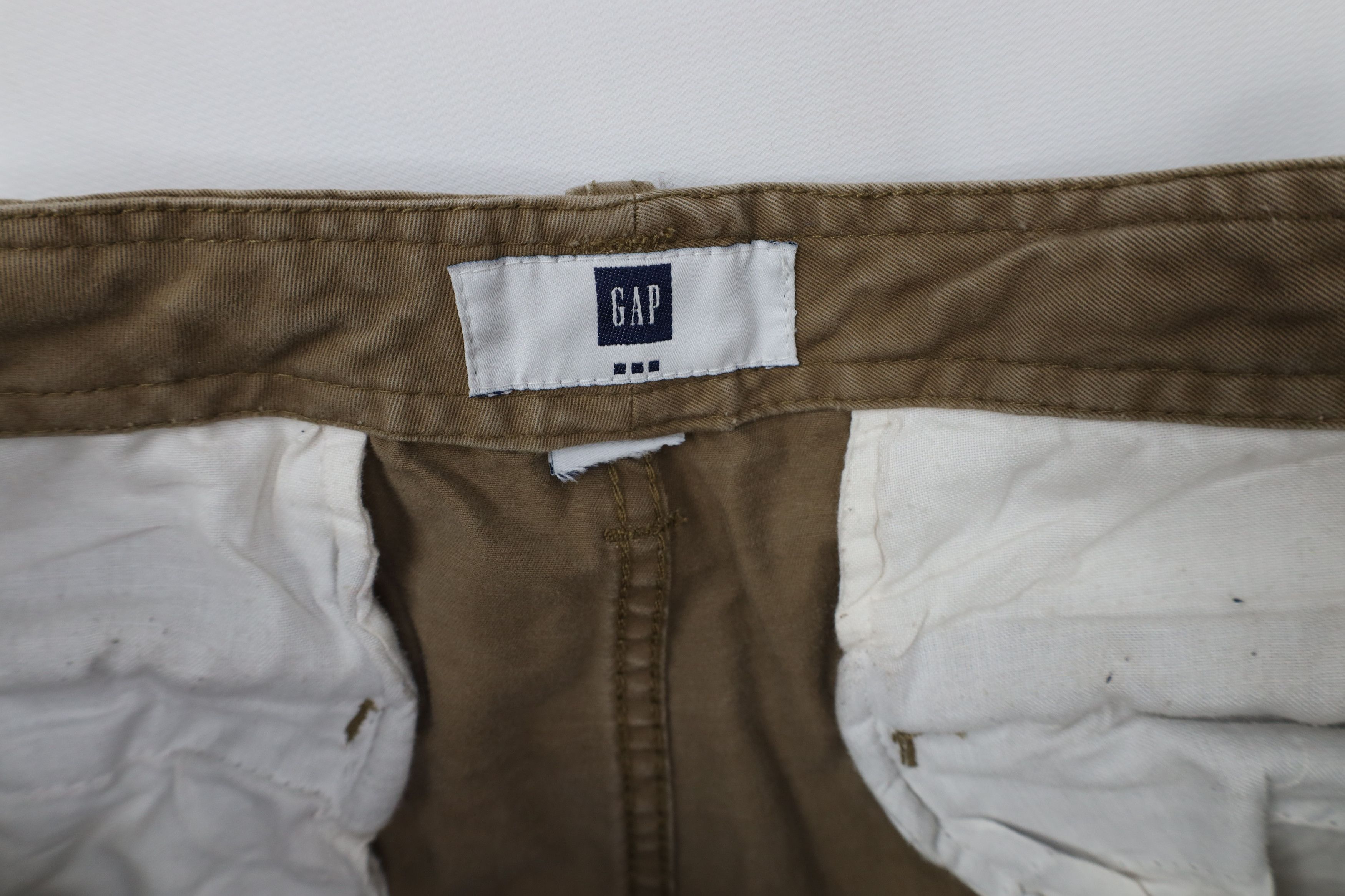 Gap Vintage 90s Y2K Gap Heavyweight Wide Leg Cargo Pants Brown Size US 34 / EU 50 - 8 Thumbnail