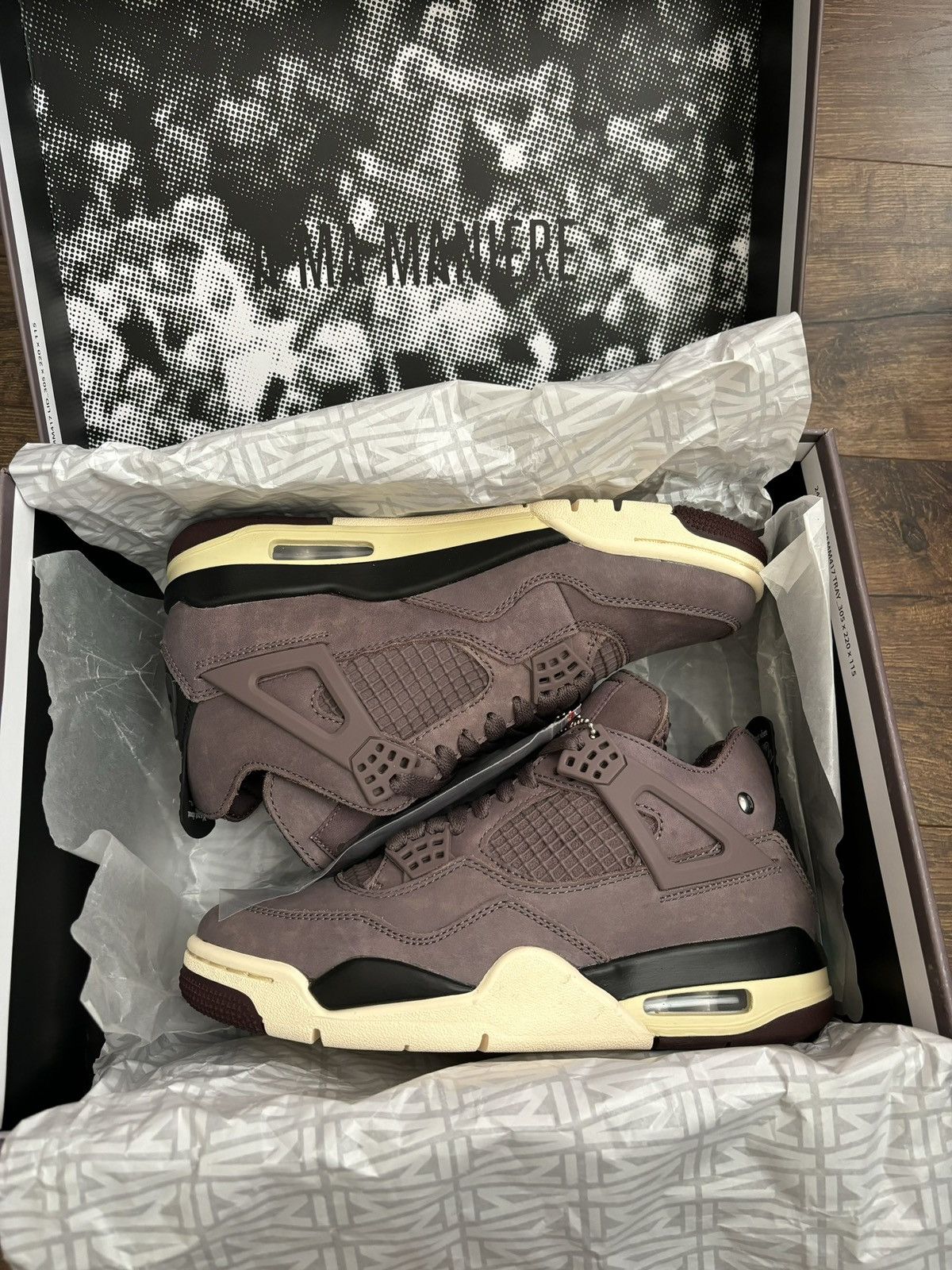 A Ma Maniere × Jordan Brand 2022 A Ma Maniére x Air Jordan 4 Retro Violet Ore M4.5/W6 Size US 6 / IT 36 - 1 Thumbnail