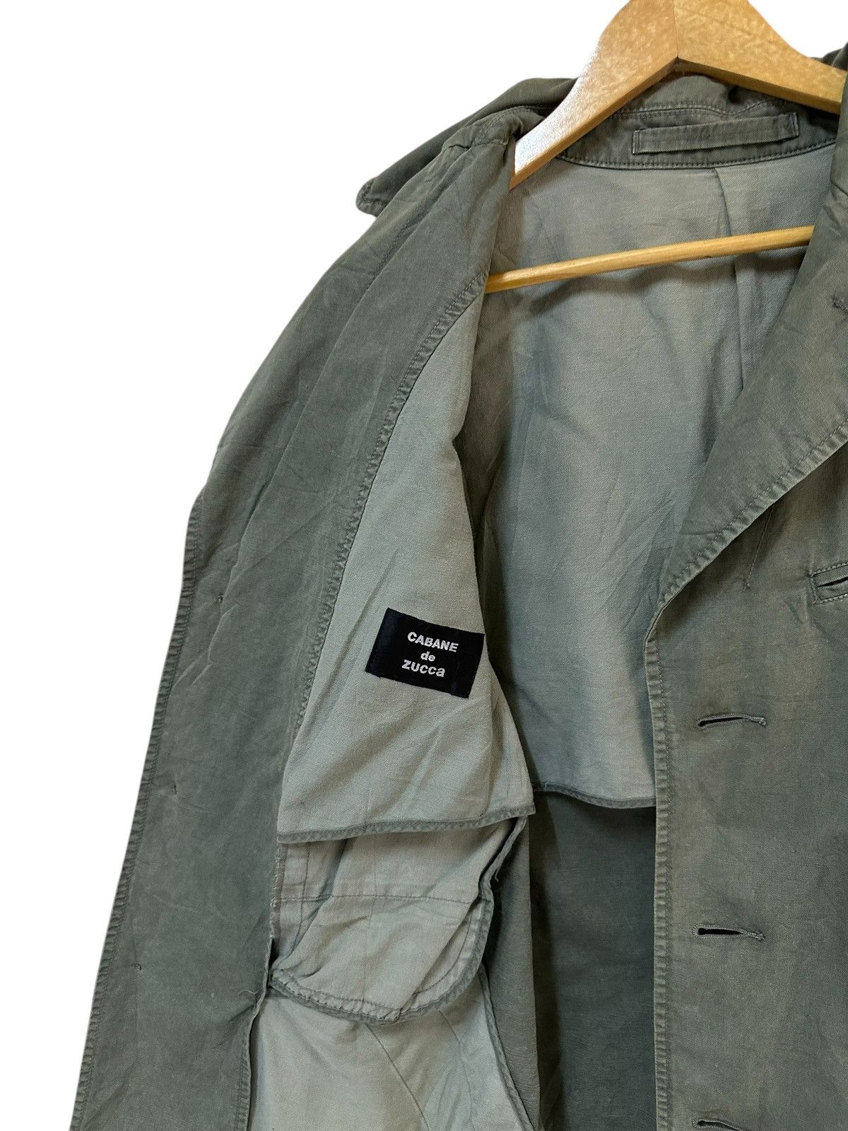 CABANE de ZUCCa Vintage Cabanne de zucca army style jacket issey miyake Size US M / EU 48-50 / 2 - 7 Thumbnail