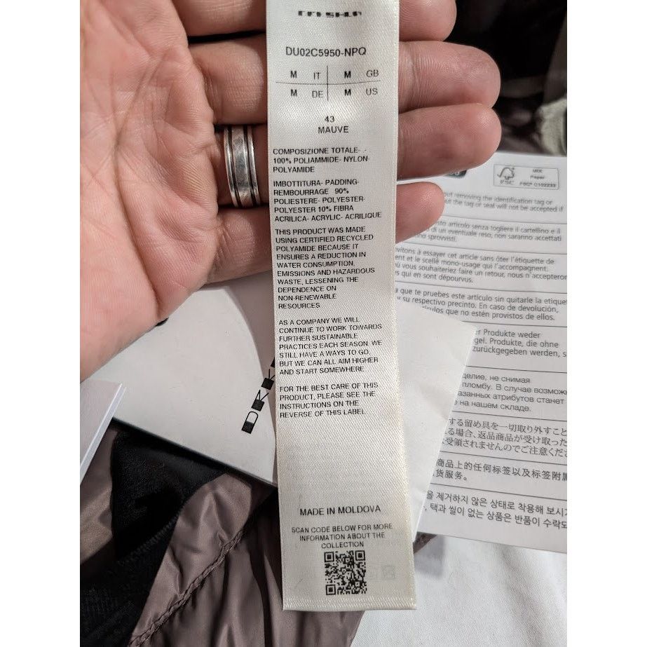 Rick Owens o1rshd1 Fishtail Parka in Mauve Size US M / EU 48-50 / 2 - 20 Thumbnail