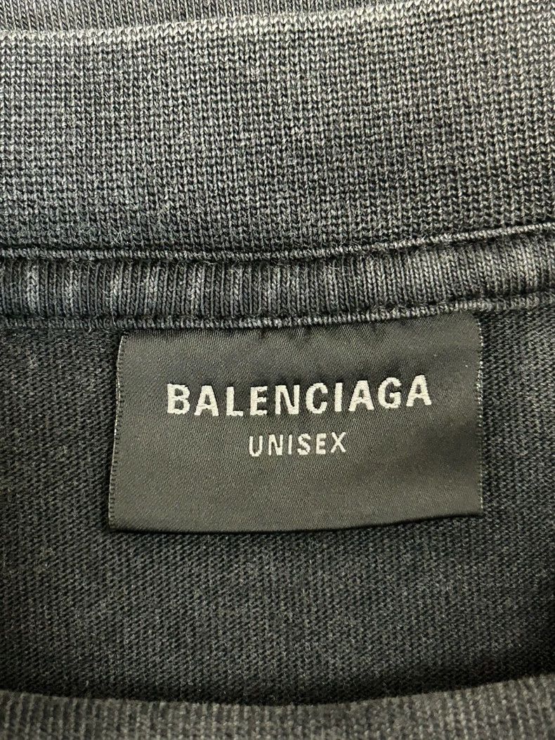 Balenciaga Balenciaga Iron Tower Series Washed Worn Short Sleeves Size US S / EU 44-46 / 1 - 3 Thumbnail