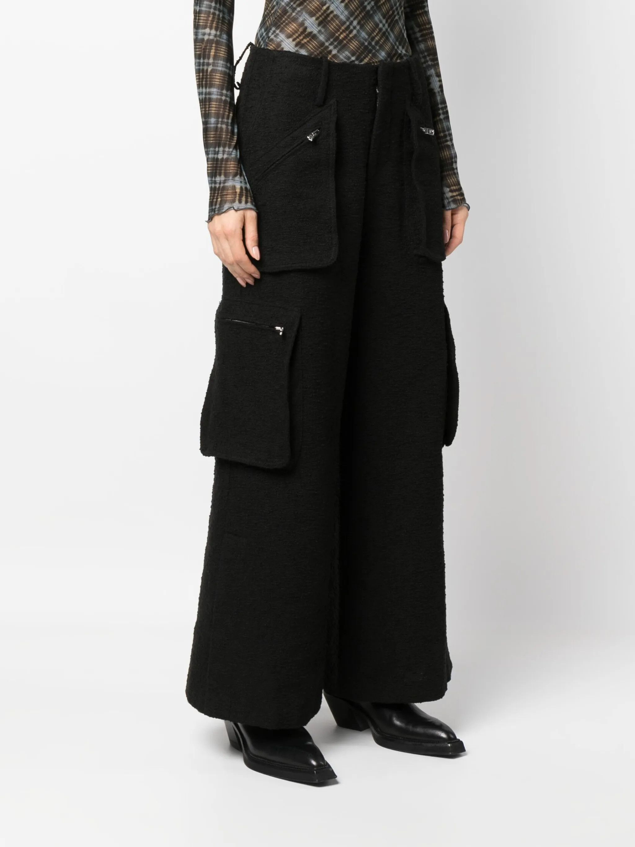 Amiri o1y0425 Cargo Trouser in Black Size 28" / US 6 / IT 42 - 3 Thumbnail