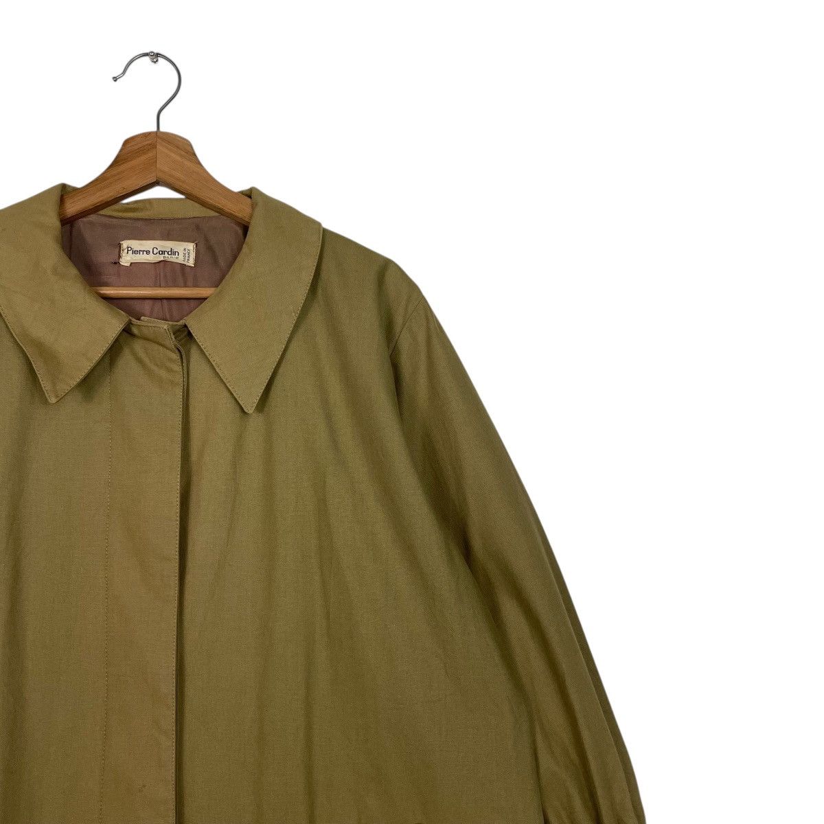 Pierre Cardin Vintage 70s Pierre Cardin Paris Trenchcoat Size L / US 10 / IT 46 - 6 Thumbnail