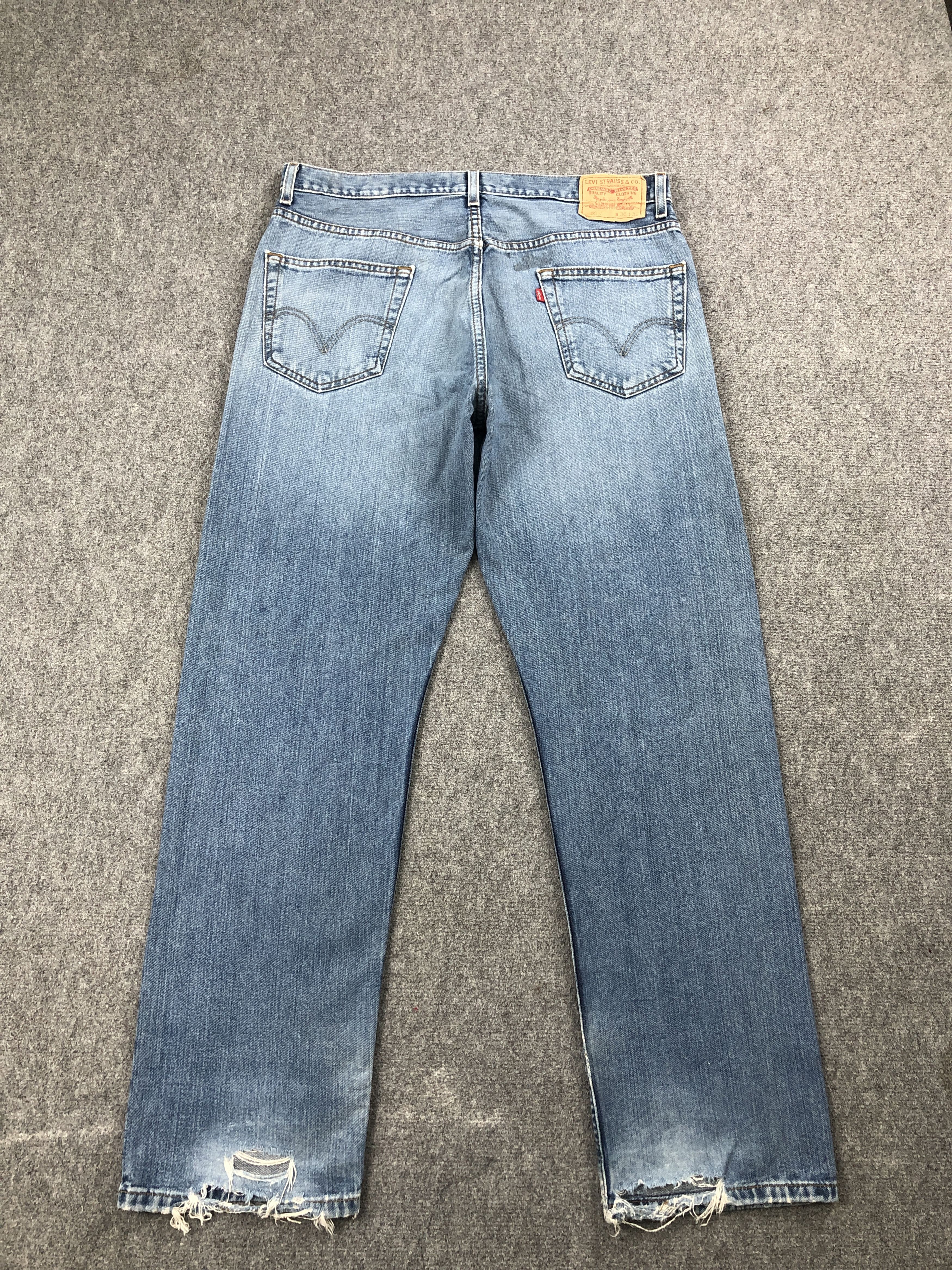 Levi's × Vintage Vintage Levis 505 Faded Blue Jeans DP2475 Size US 34 / EU 50 - 3 Thumbnail