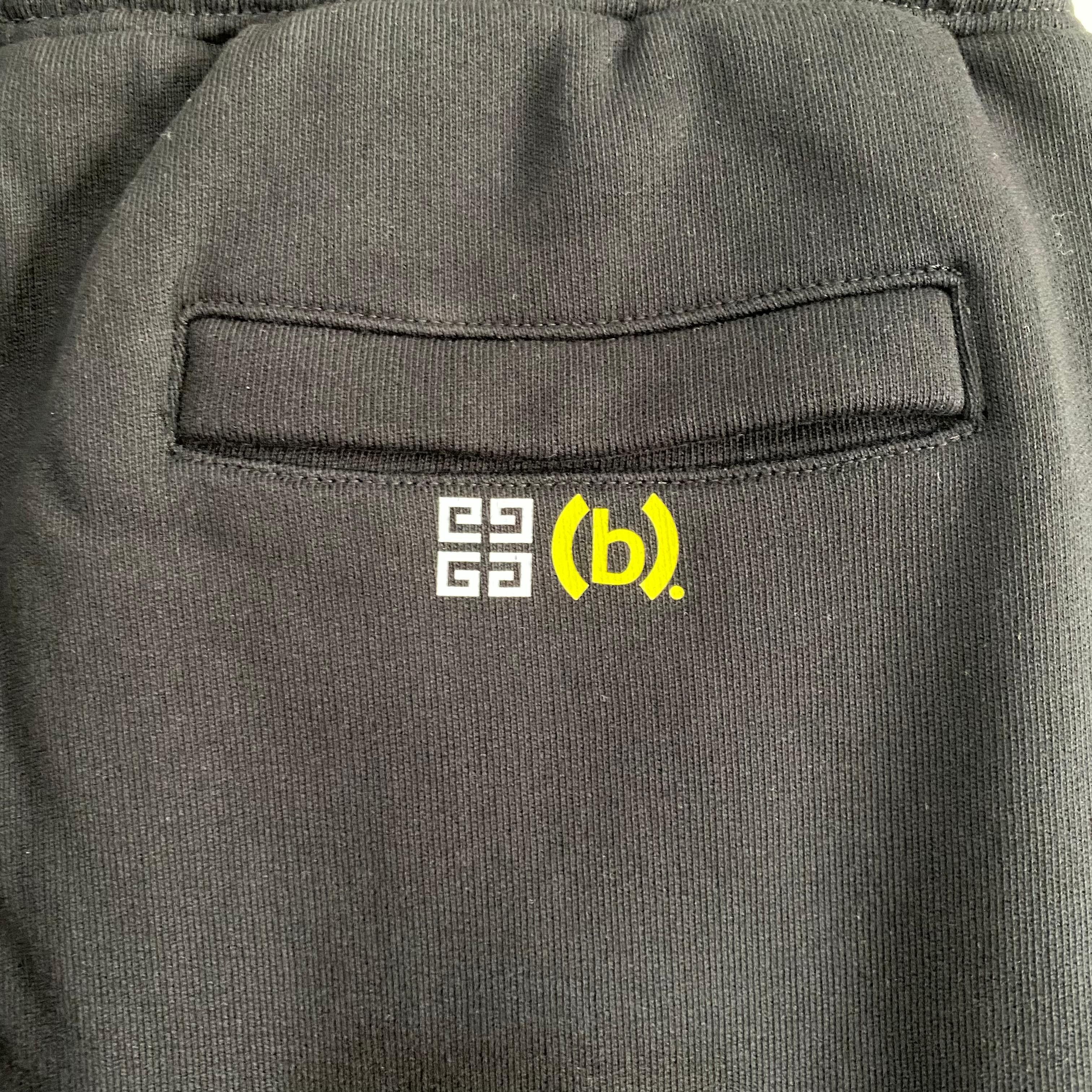 Givenchy × BSTROY Black Purple Logo Slim Sweatpants Size US 34 / EU 50 - 9 Thumbnail