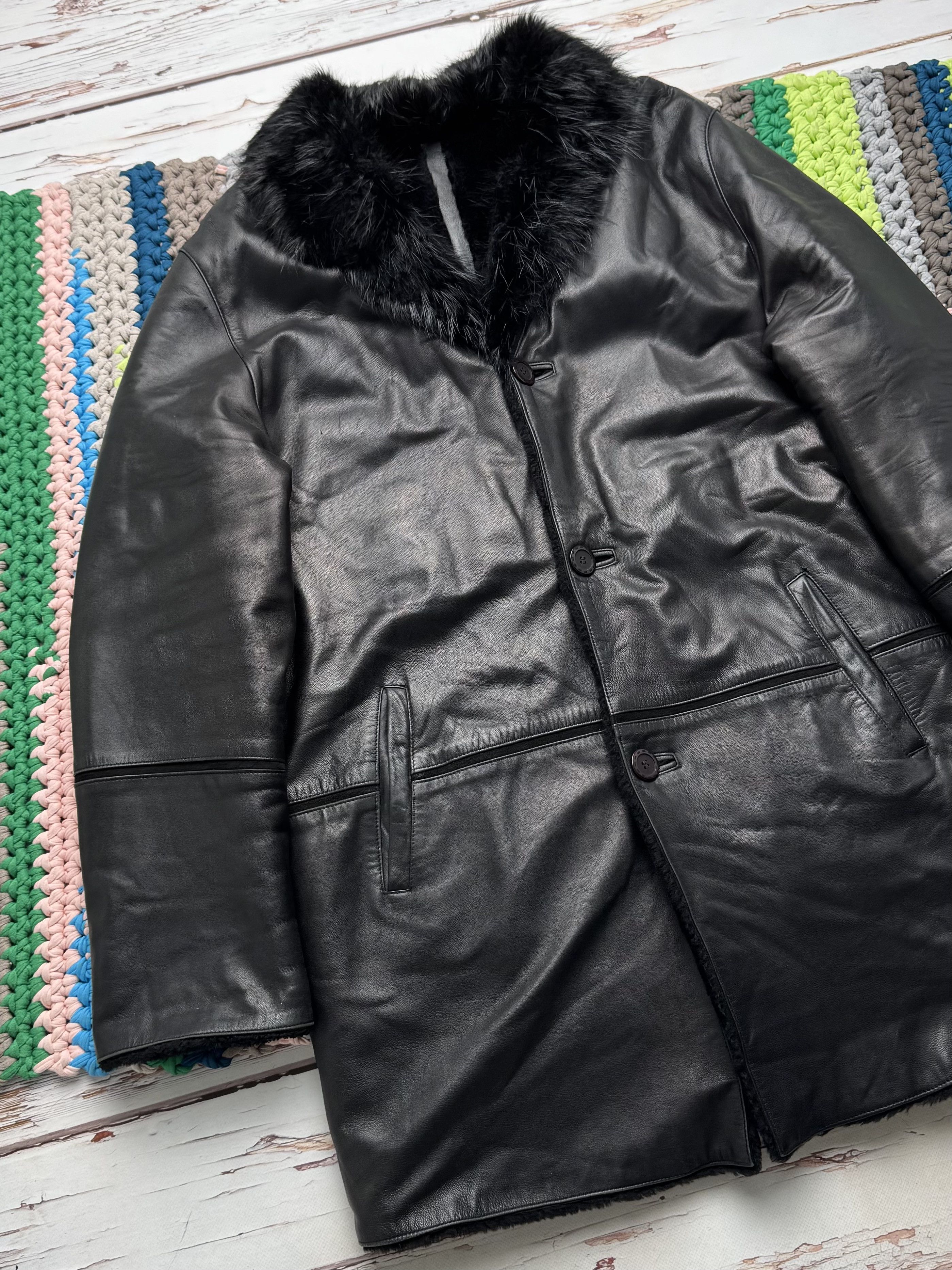 Vintage Vintage Real Sheepskin Coat (D10)(D15) Size US L / EU 52-54 / 3 - 6 Thumbnail