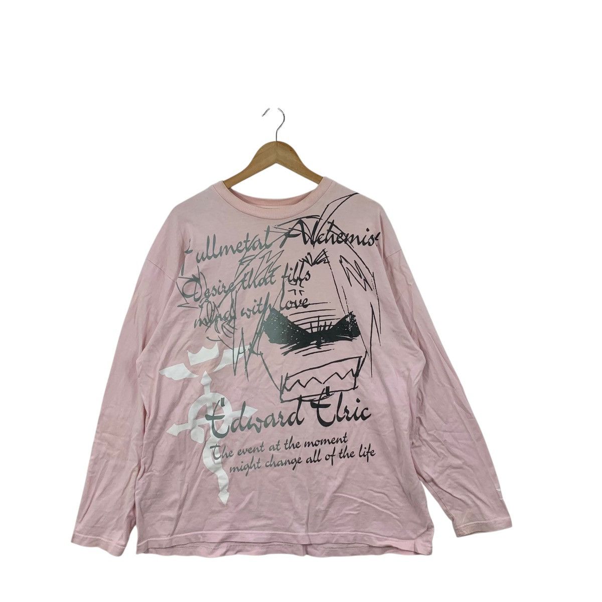 Anime ANIME FULLMETAL ALCHEMIST Edward Elric Manga Tee Shirt Top Size XXL / US 16-18 / IT 52-54 - 3 Thumbnail