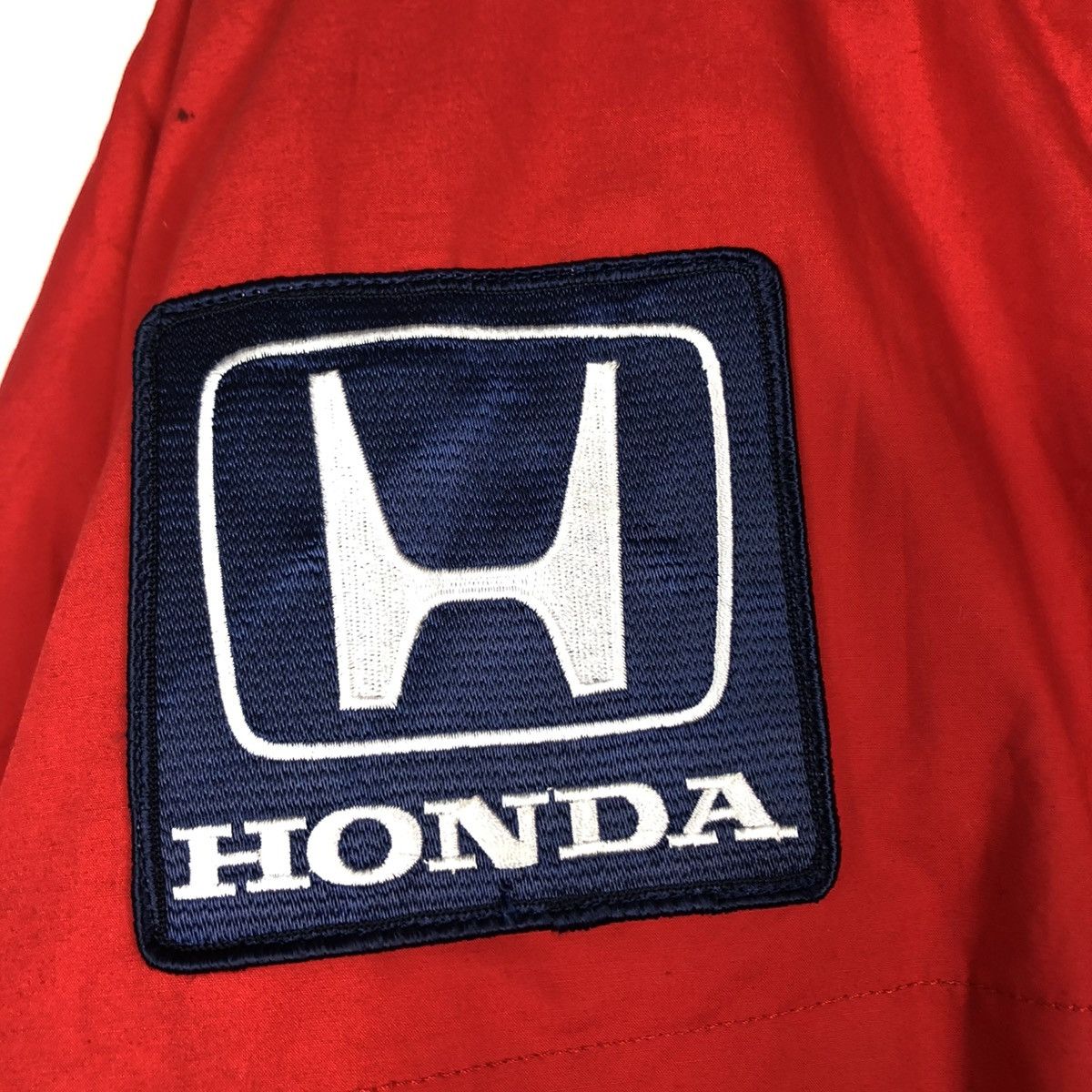 Honda 🔥VINTAGE BOMBER JACKET HONDA COLLECTION BIG LOGO Size US L / EU 52-54 / 3 - 18 Thumbnail