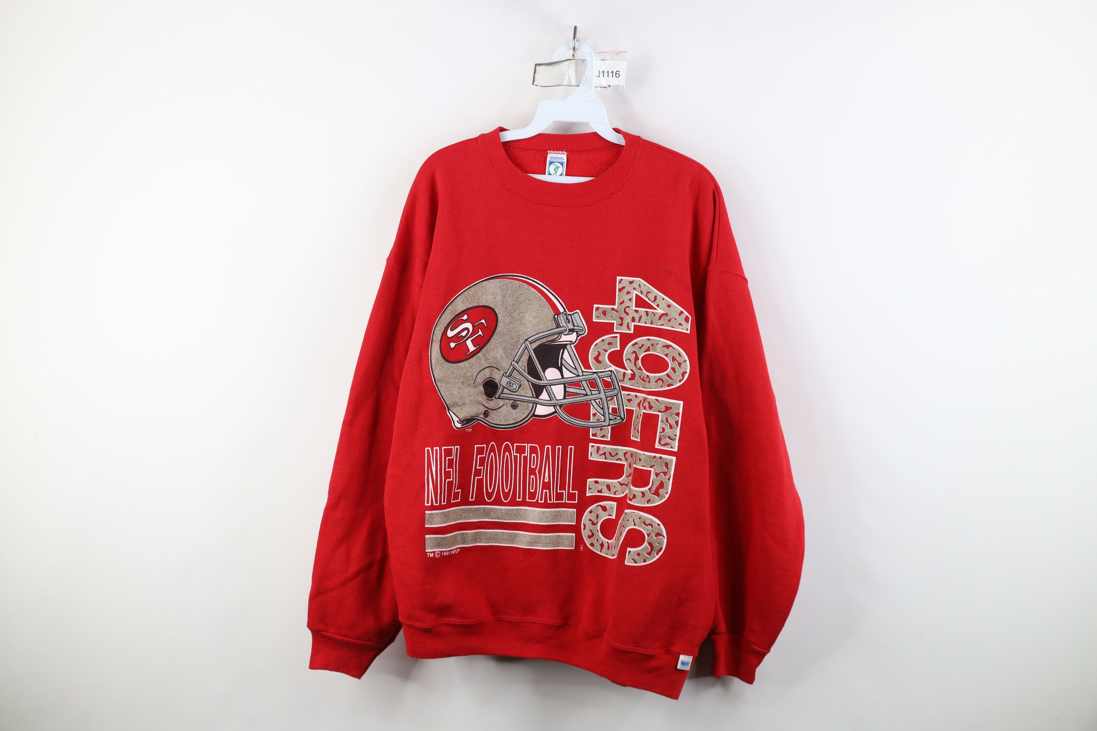 Vintage Vintage 90s San Francisco 49ers Football Crewneck Sweatshirt Size L / US 10 / IT 46 - 1 Thumbnail