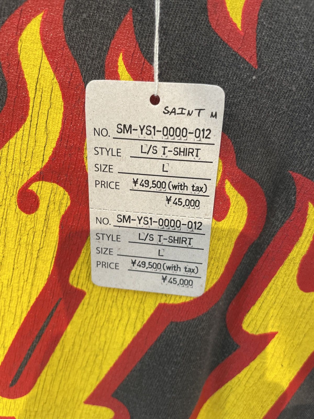 Saint Michael Saint Michael Soul on Fire Long-sleeve T-Shirt L Size US L / EU 52-54 / 3 - 6 Thumbnail