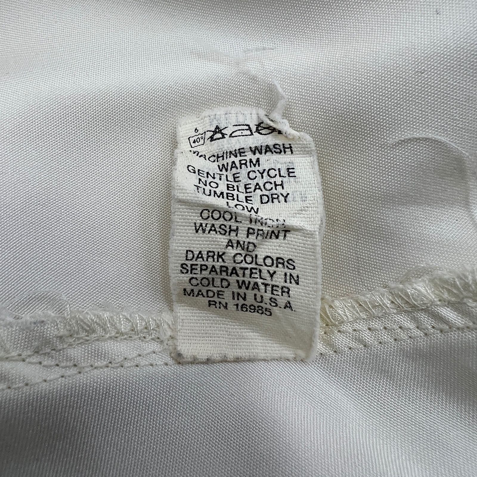 Vintage Vintage 80s Cream Slip Dress Lingerie Vegan Boudior Size M / US 6-8 / IT 42-44 - 5 Thumbnail