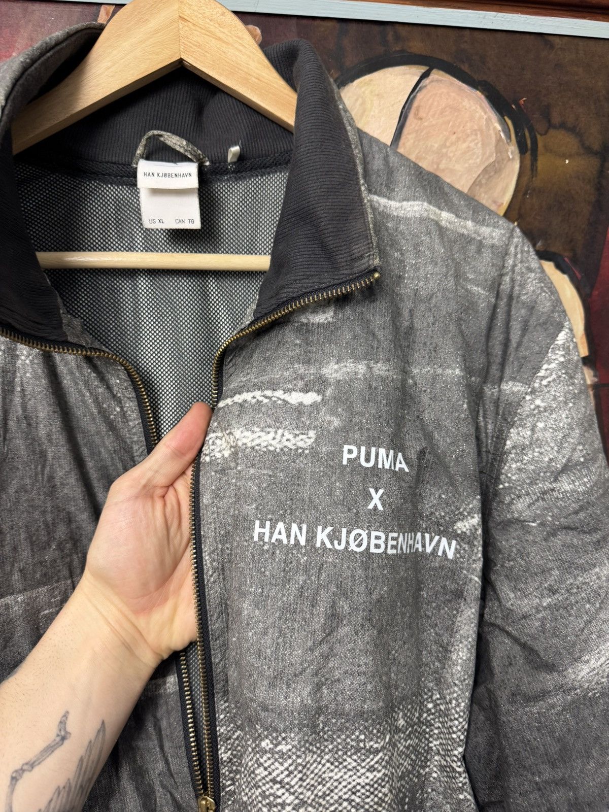 Puma Han Kjobenhavn X Puma Fullprint Zip Track Jacket Rare Size US XL / EU 56 / 4 - 3 Thumbnail