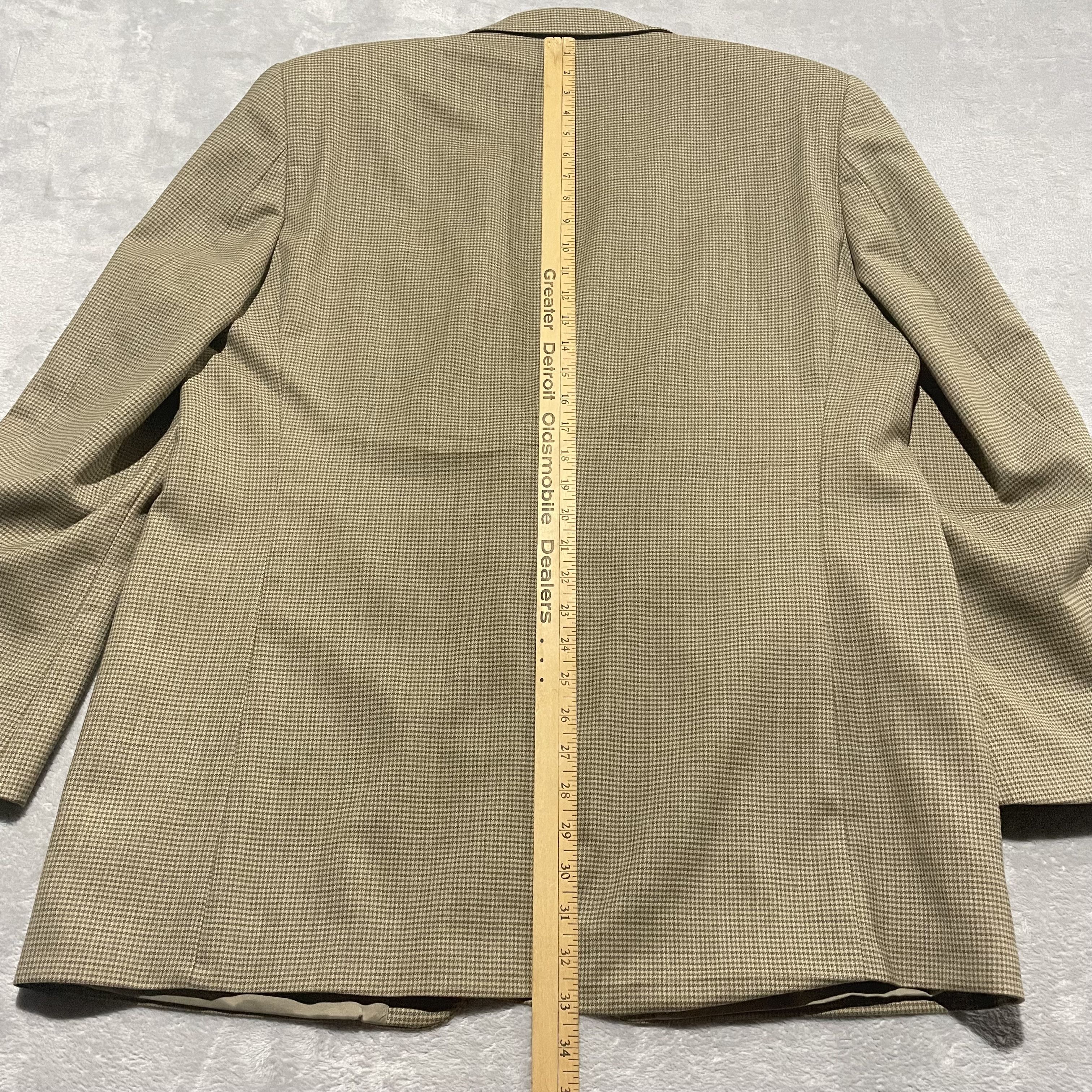 Lauren Ralph Lauren Lauren Ralph Lauren Wool Sport's Coat 44L Houndstooth Size 44L - 12 Thumbnail