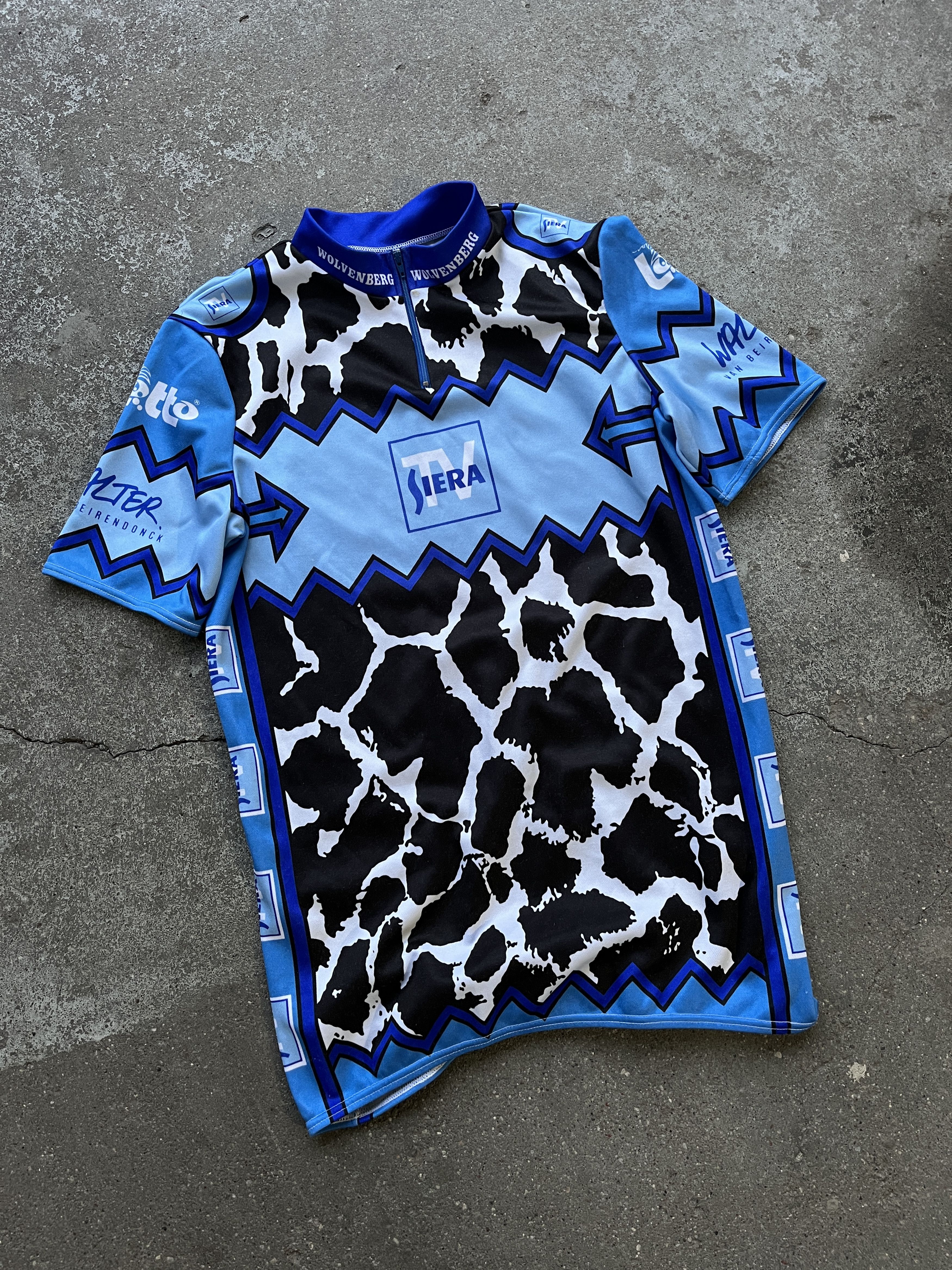 Walter Van Beirendonck Sample Archive WALTER VAN BEIRENDONCK X CYCLING JERSEY 90s Size US M / EU 48-50 / 2 - 1 Thumbnail