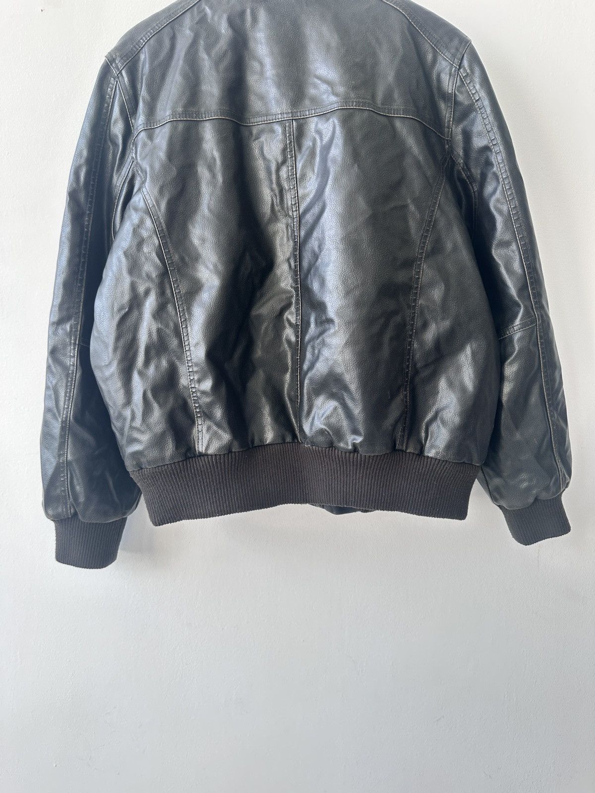 Tommy Hilfiger Tommy Hilfiger Sherpa Lined Faux Leather Bomber Jacket XL Size US XL / EU 56 / 4 - 10 Thumbnail