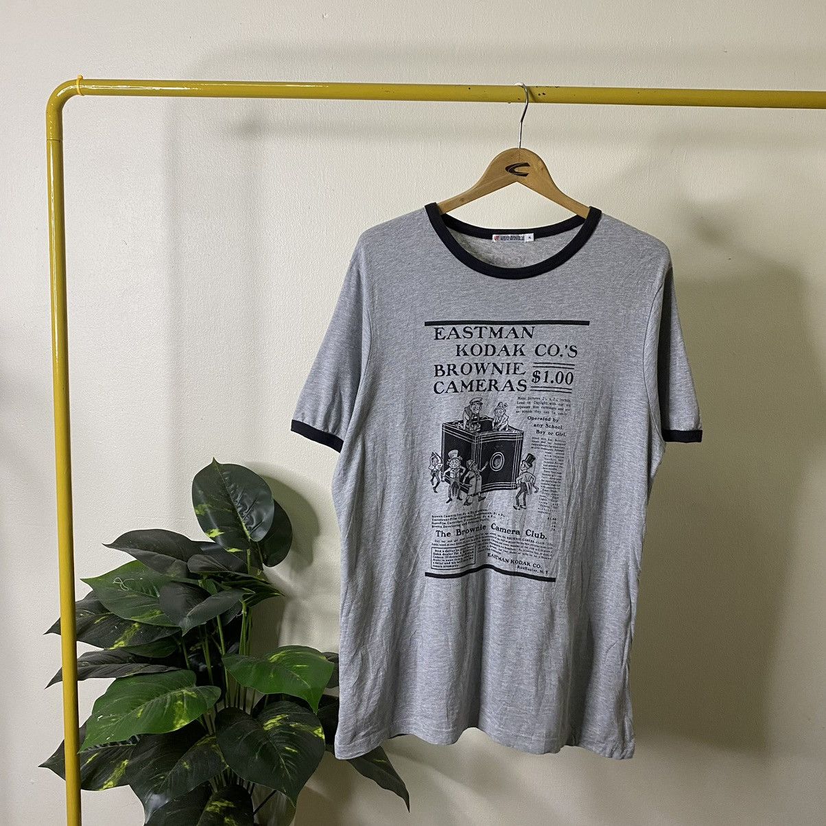 Kodak Eastman Kodak x Uniqlo Collaboration Ringer Tee Size US L / EU 52-54 / 3 - 1 Thumbnail