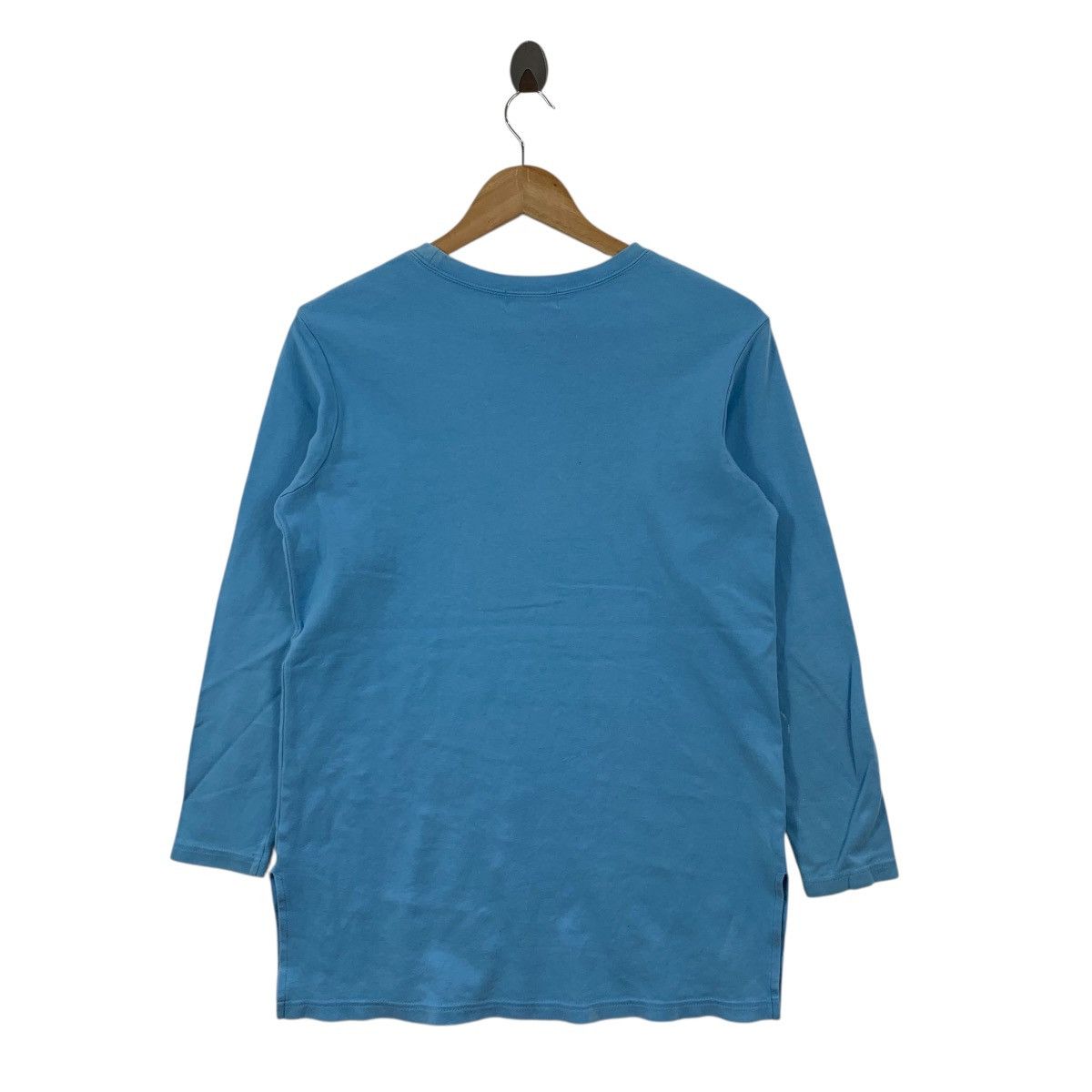 Karl Lagerfeld Vintage KARL LAGERFELD PARIS Spell Out Blue Tshirt Size US S / EU 44-46 / 1 - 3 Thumbnail