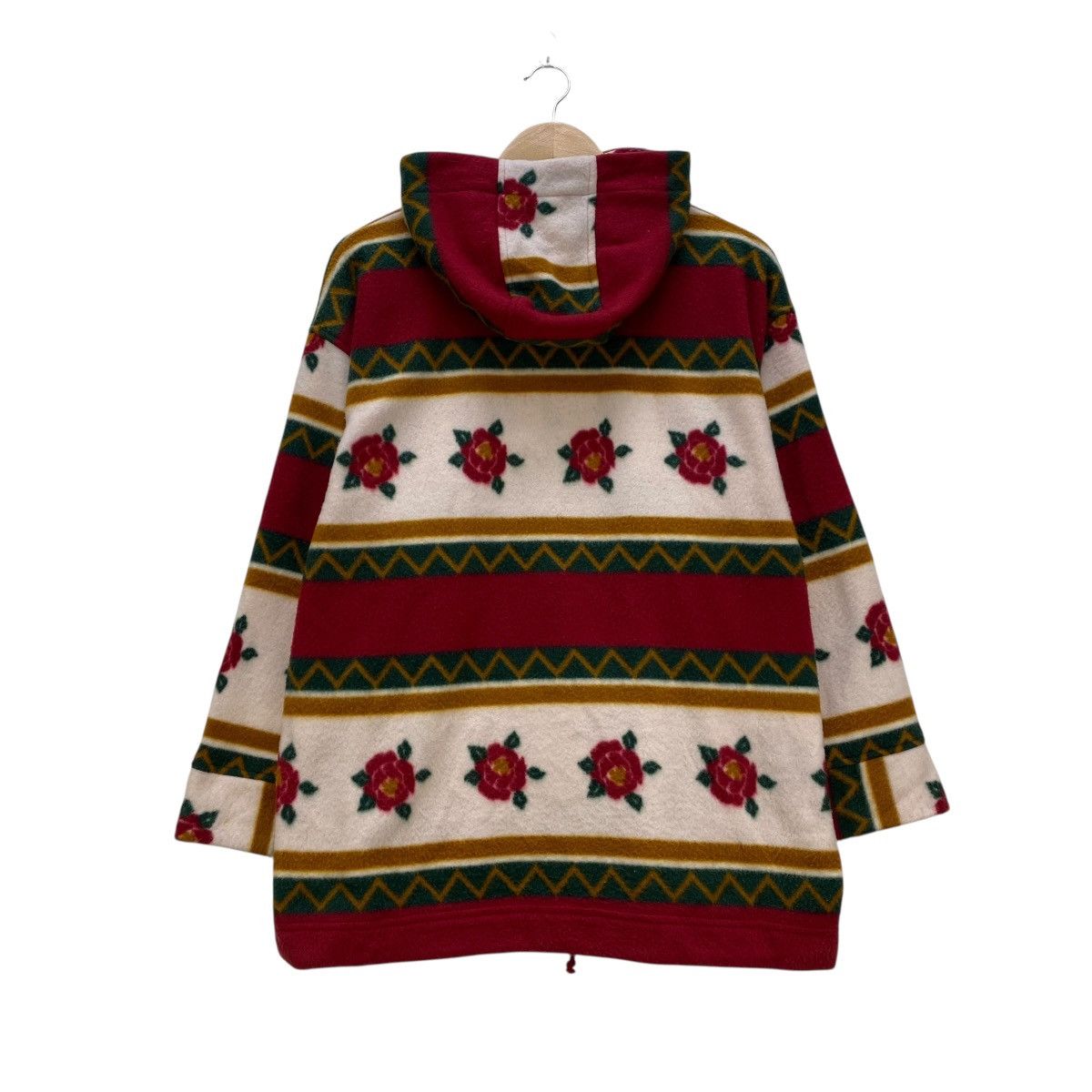 Otto 🔥 Vintage OTTO Sumisho floral design half-zipper fleece Size US M / EU 48-50 / 2 - 2 Thumbnail