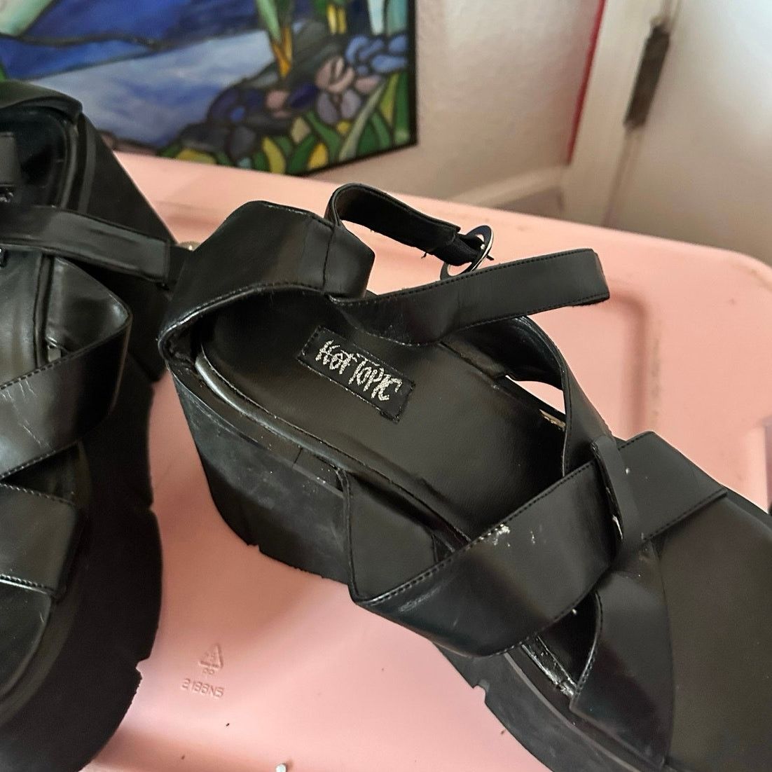 Other vintage hot topic platform pelather strappy sandals Size US 8 / IT 38 - 2 Thumbnail