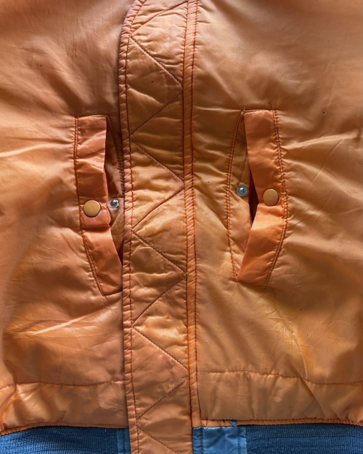 Alpha Industries 1990s Bomber Faded Grey Reversible Japan Jacket Size US L / EU 52-54 / 3 - 8 Thumbnail