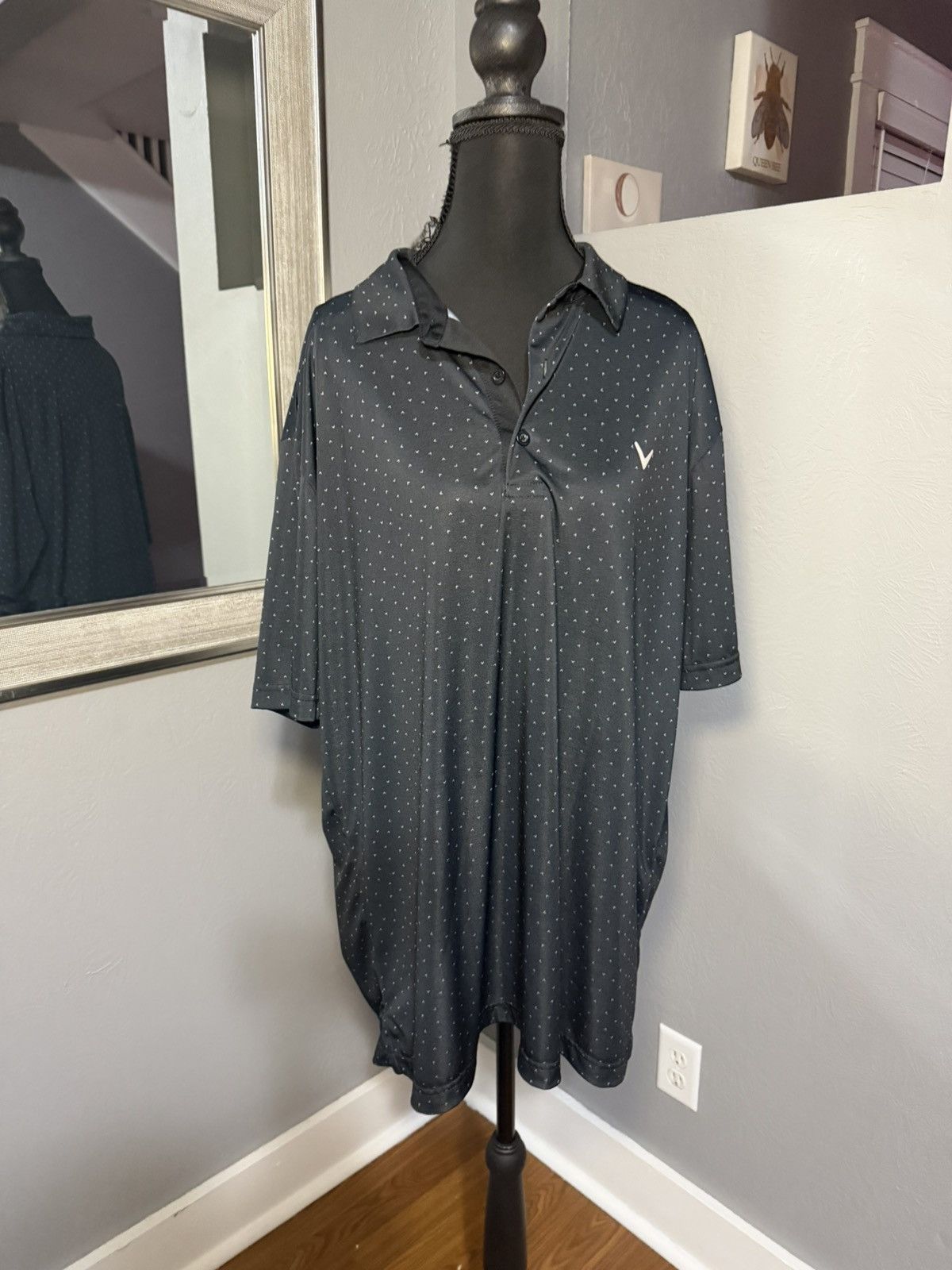 Callaway Callaway Opti-Dri men's black short-sleeve golf polo XL Size US XL / EU 56 / 4 - 1 Thumbnail