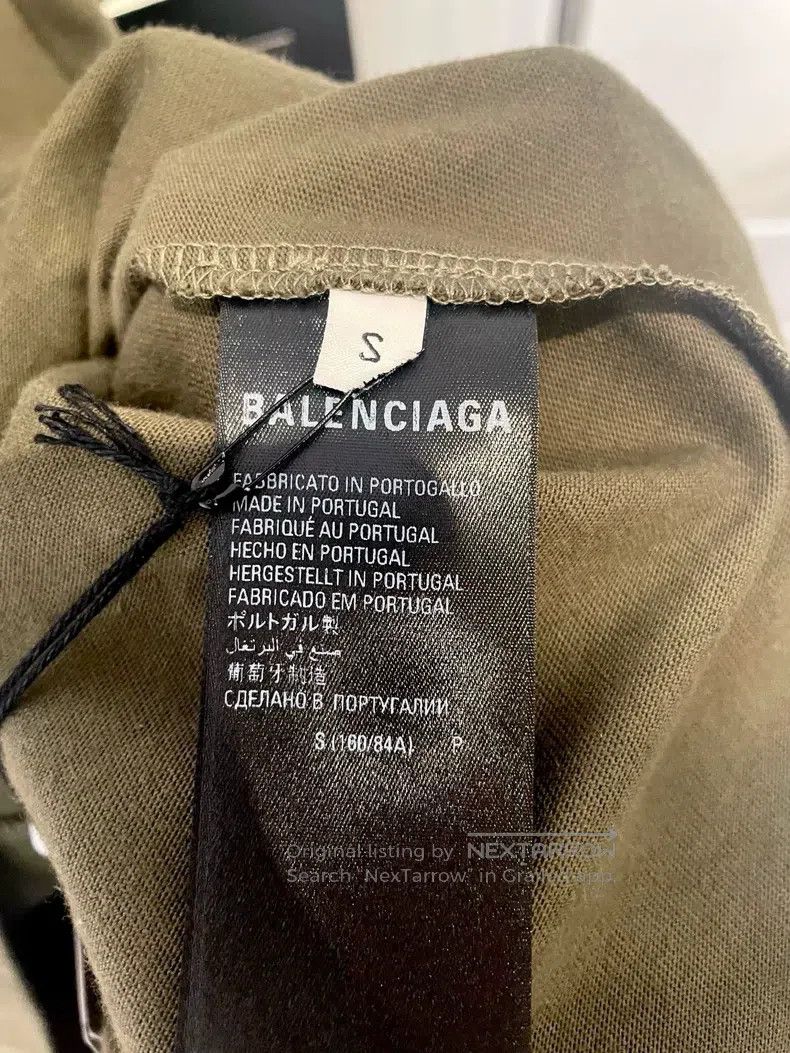 Balenciaga Balenciaga LOGO Letter Coke Embroidered Loose Round Neck C Size US S / EU 44-46 / 1 - 6 Thumbnail