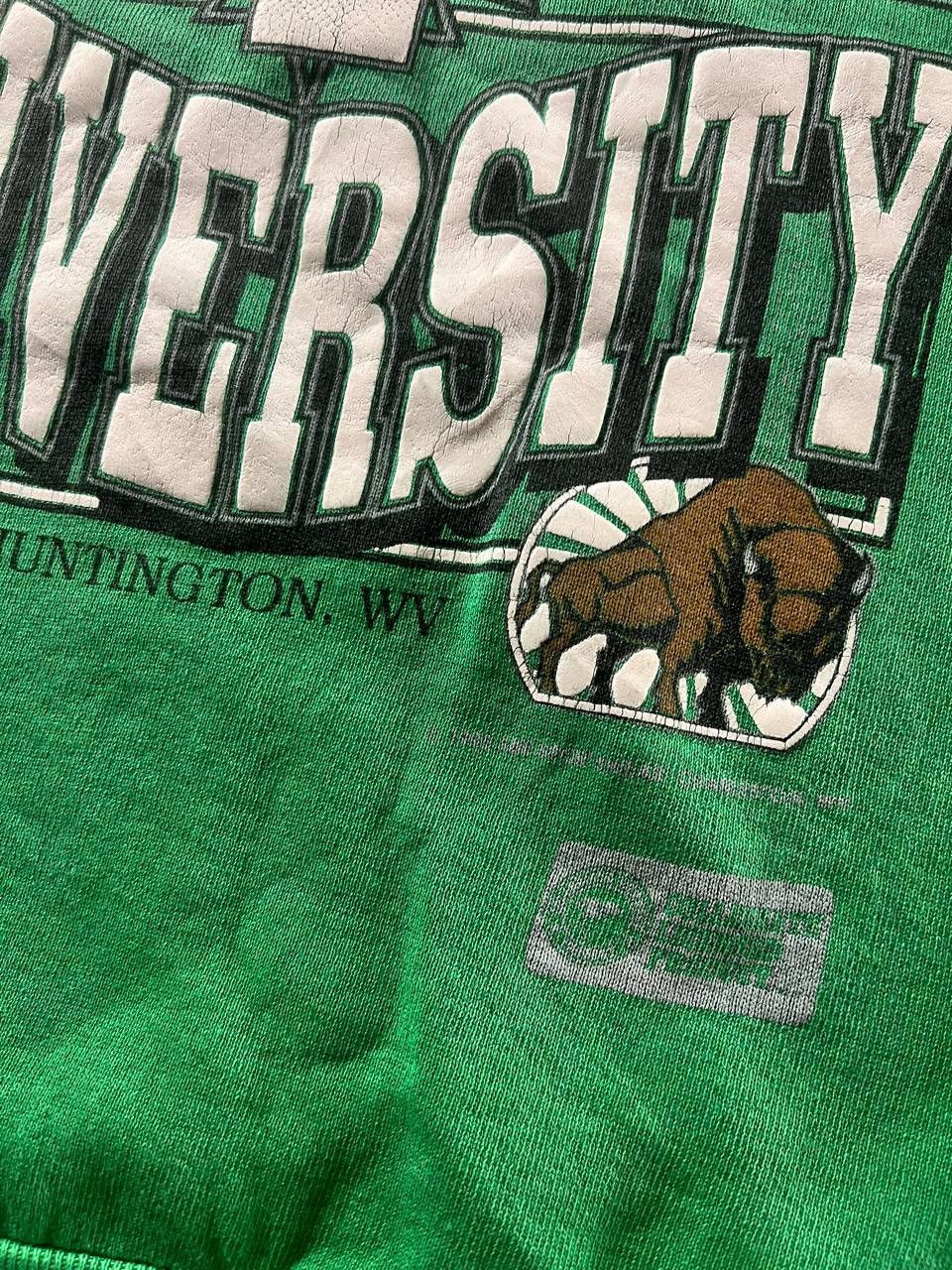 Jerzees Vintage 1992 Marshall University Sweatshirt Jerzees XL Size US XL / EU 56 / 4 - 4 Thumbnail