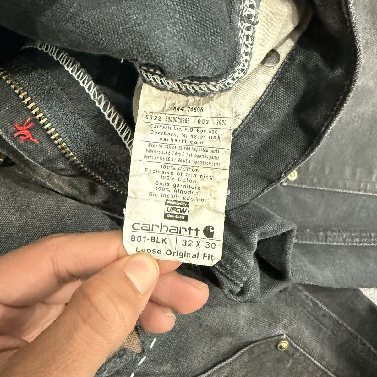 Carhartt Carhartt Double knee Denim Japanese Sashiko Size US 32 / EU 48 - 7 Thumbnail