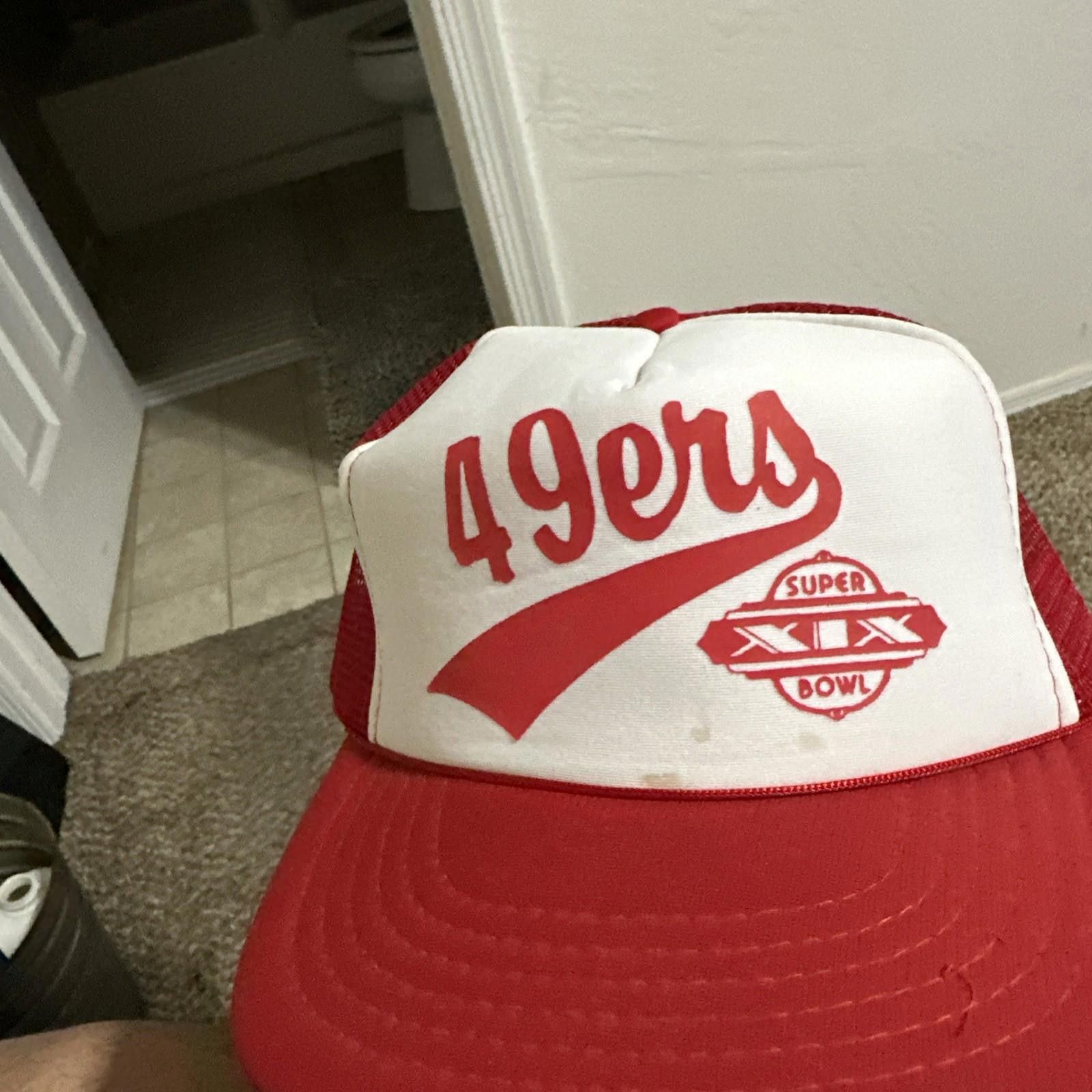 Sports Specialties 49ers Super Bowl XIX (1985) trucker Hat SnapBack Size ONE SIZE - 1 Thumbnail
