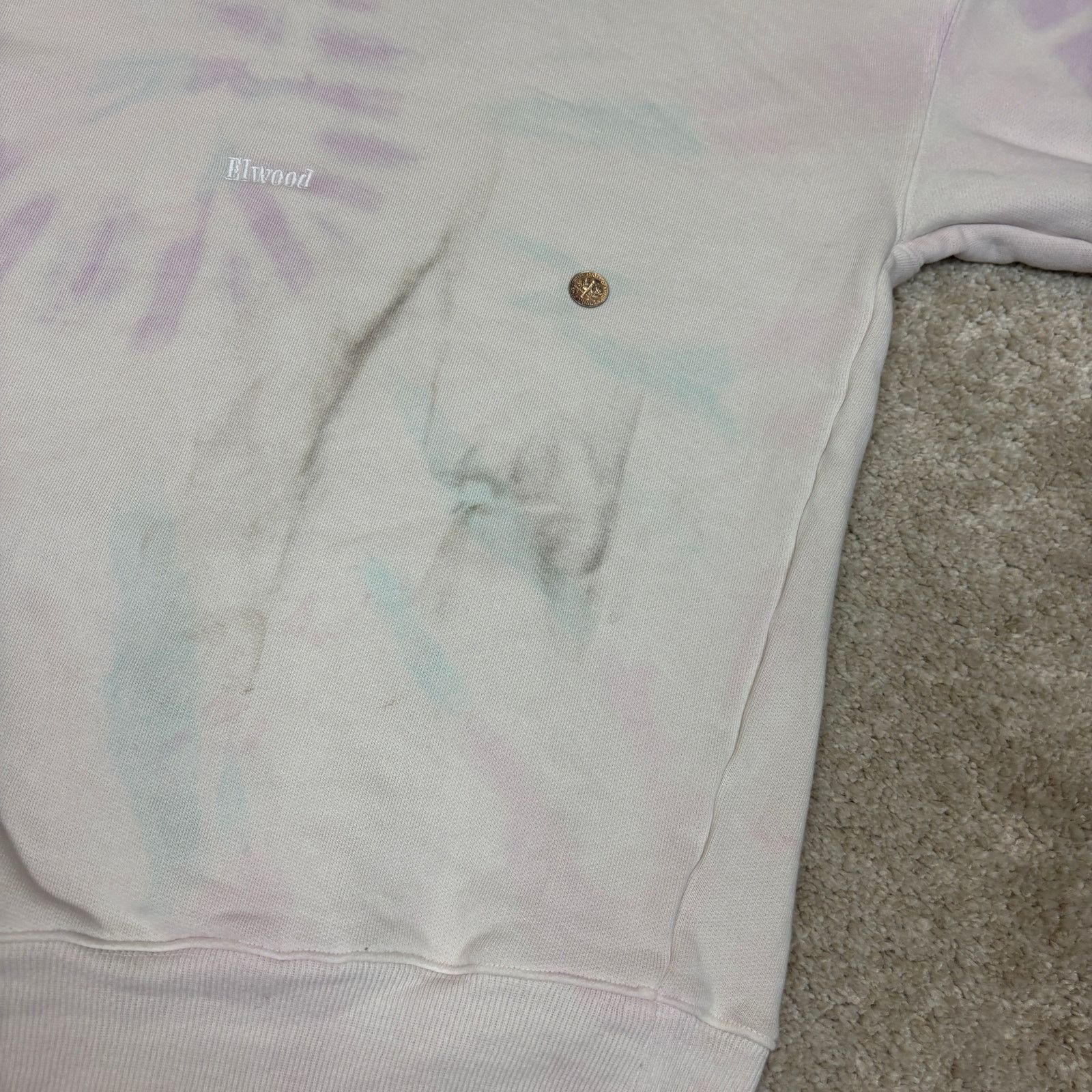 Elwood Elwood Tie Dye Oversized Hoodie Men's Small Loungewear Retro Size US S / EU 44-46 / 1 - 11 Thumbnail