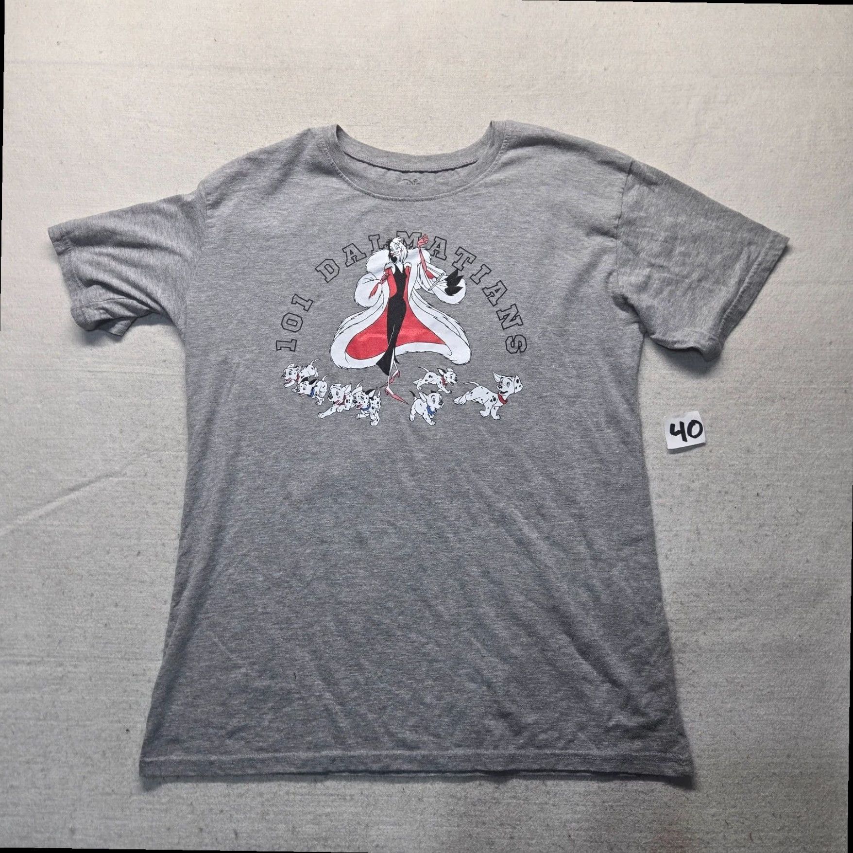 Disney Disney 101 Dalmatians Graphic Tee Adult Mens Gray Large Size US L / EU 52-54 / 3 - 2 Thumbnail
