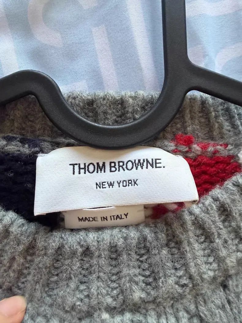 Thom Browne Thom Browne Striped Wool Sweater Size US S / EU 44-46 / 1 - 4 Thumbnail
