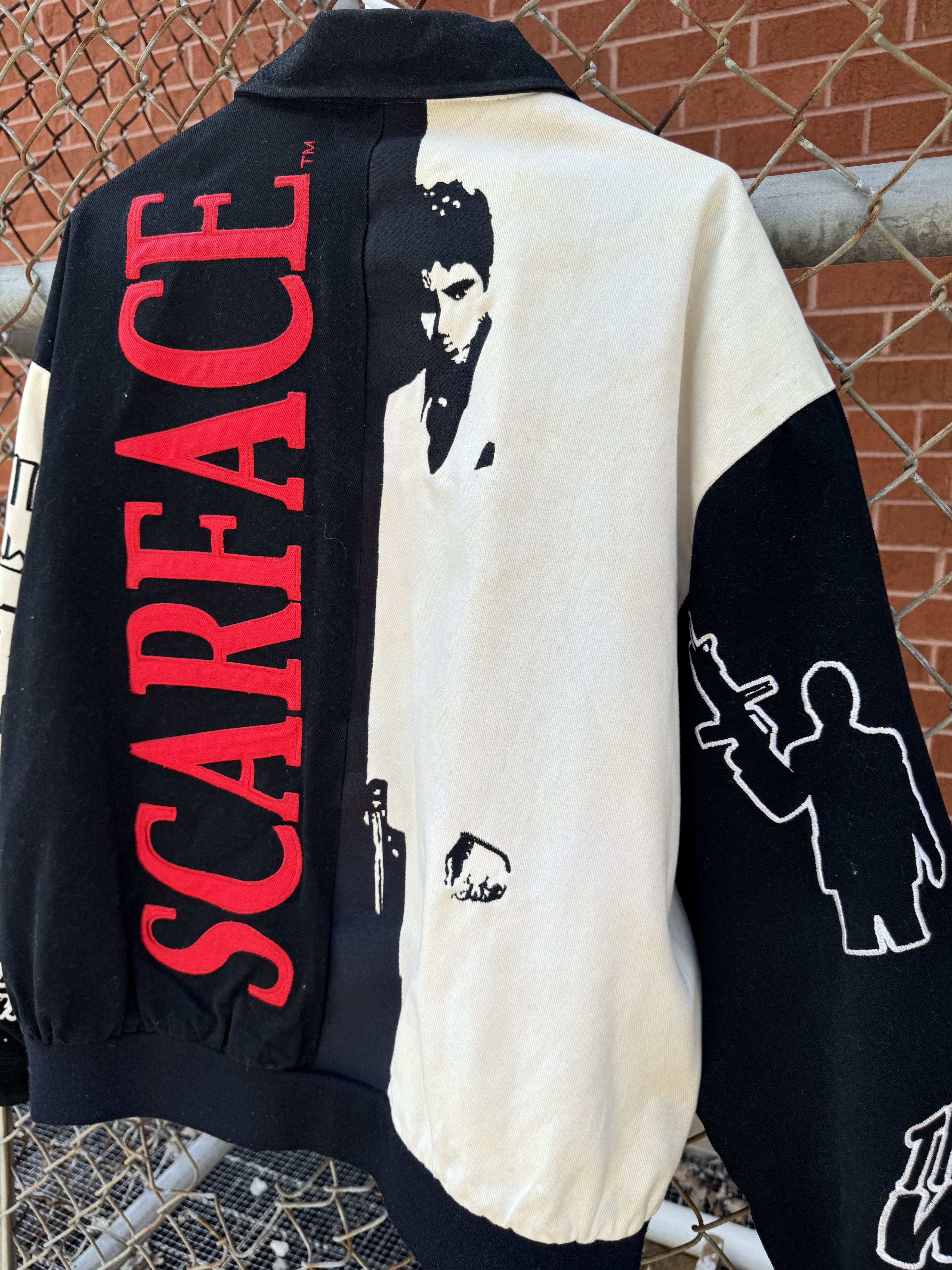Jeff Hamilton Vintage 90s Jeff Hamilton Scarface Jacket Size US XL / EU 56 / 4 - 5 Thumbnail