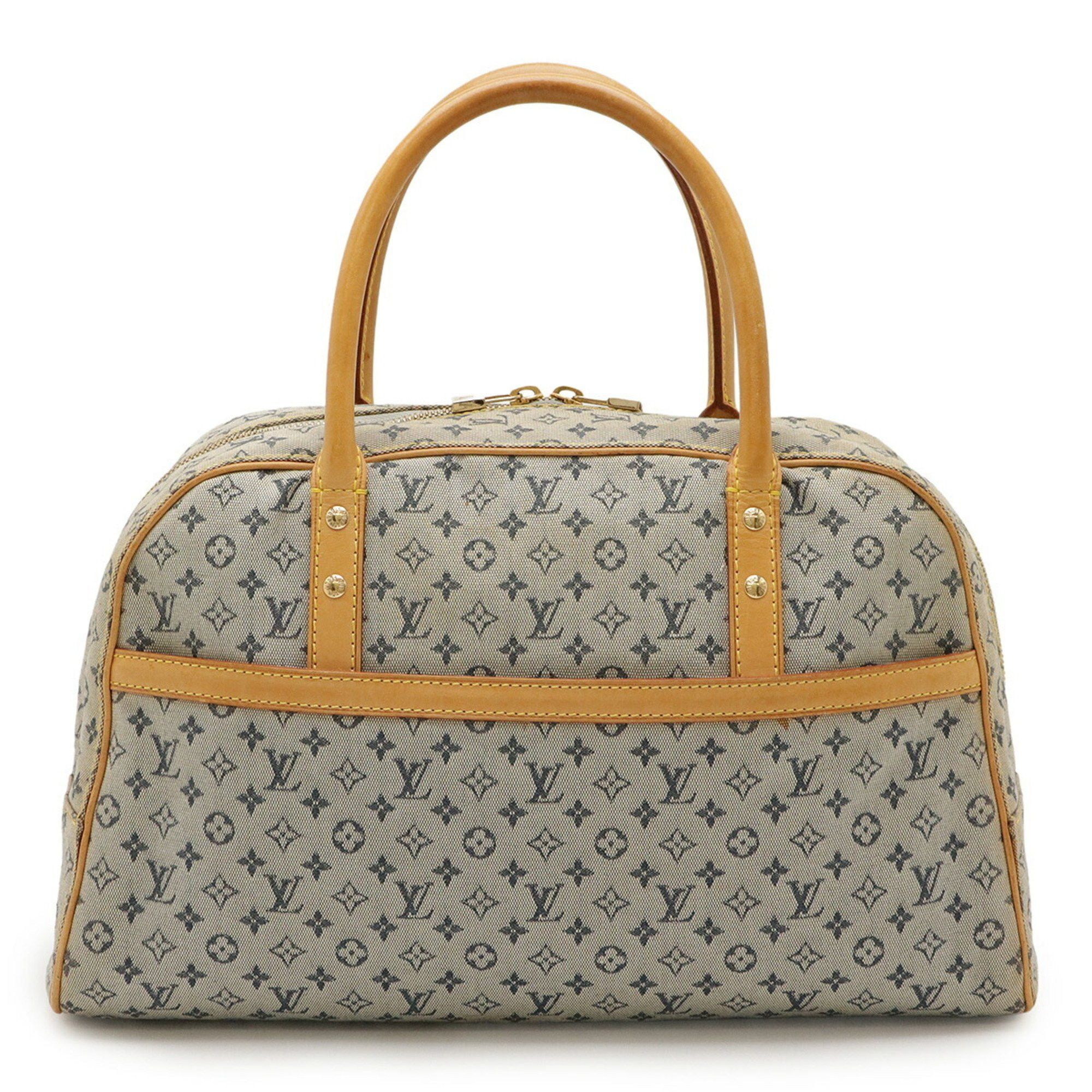LOUIS VUITTON Monogram Mini Marie Handbag Canvas Blue M92003