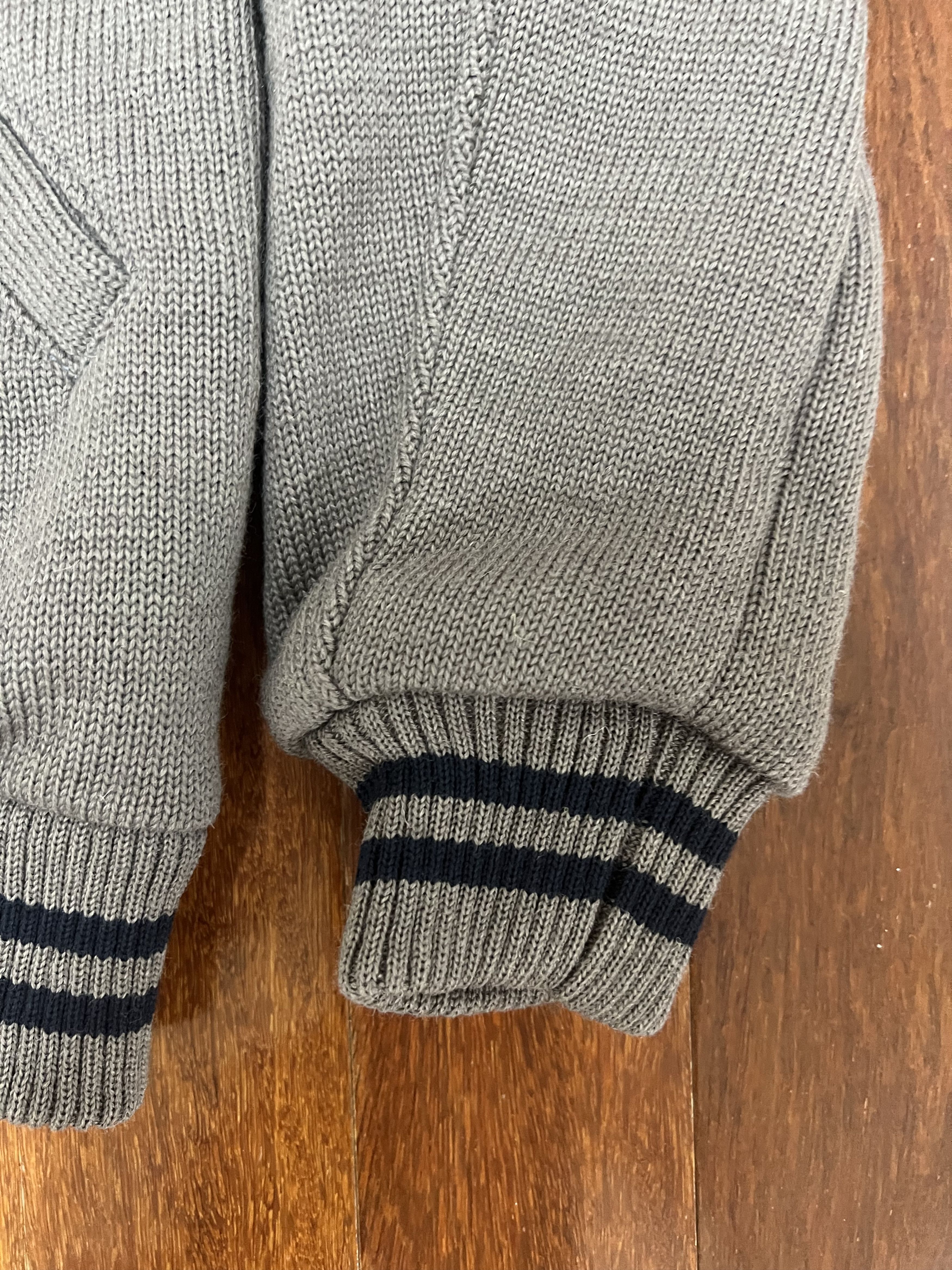 Dehen 1920 💚 Dehen 1920 Knit Club Jacket Smoke Medium NEW Size US M / EU 48-50 / 2 - 12 Thumbnail