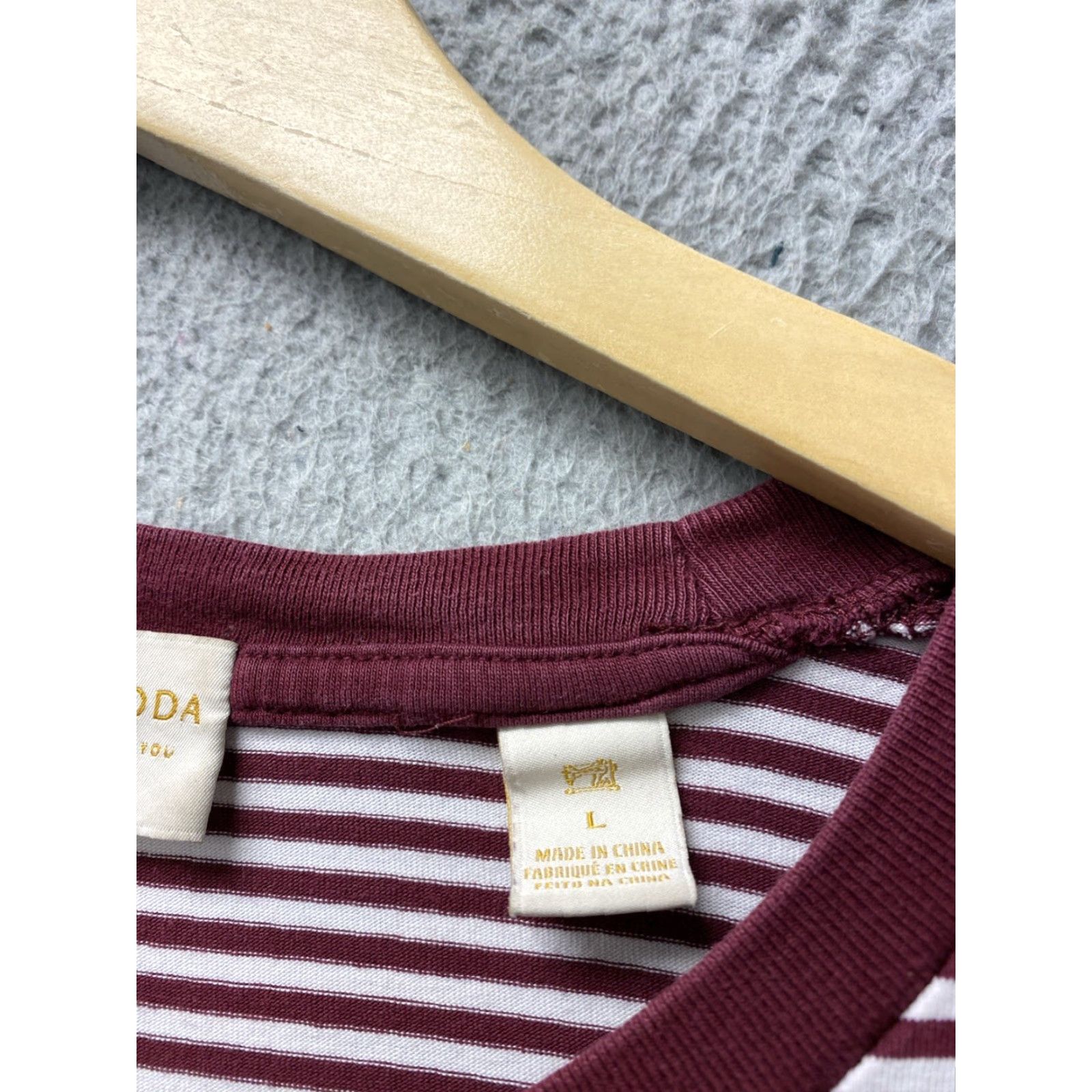 Scotch & Soda Scotch & Soda Striped Tee Shirt Men L Red Size US L / EU 52-54 / 3 - 4 Thumbnail