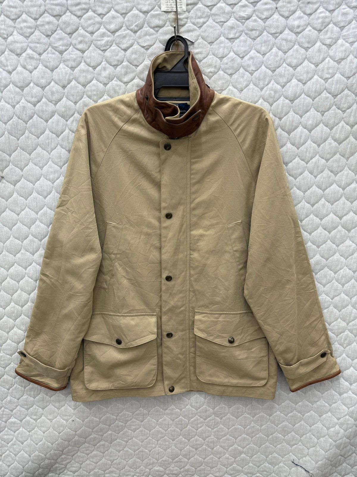 Polo Ralph Lauren 🔥🔥🔥ARCHIVE VTG POLO RALPH LAUREN LEATHER TRIM JACKET Size US M / EU 48-50 / 2 - 1 Thumbnail