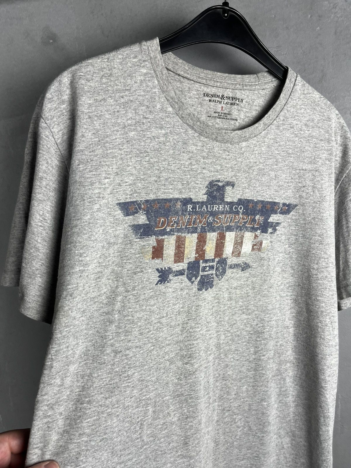 Denim & Supply Ralph Lauren Ralph Lauren t shirt military style vintage Size US L / EU 52-54 / 3 - 6 Thumbnail
