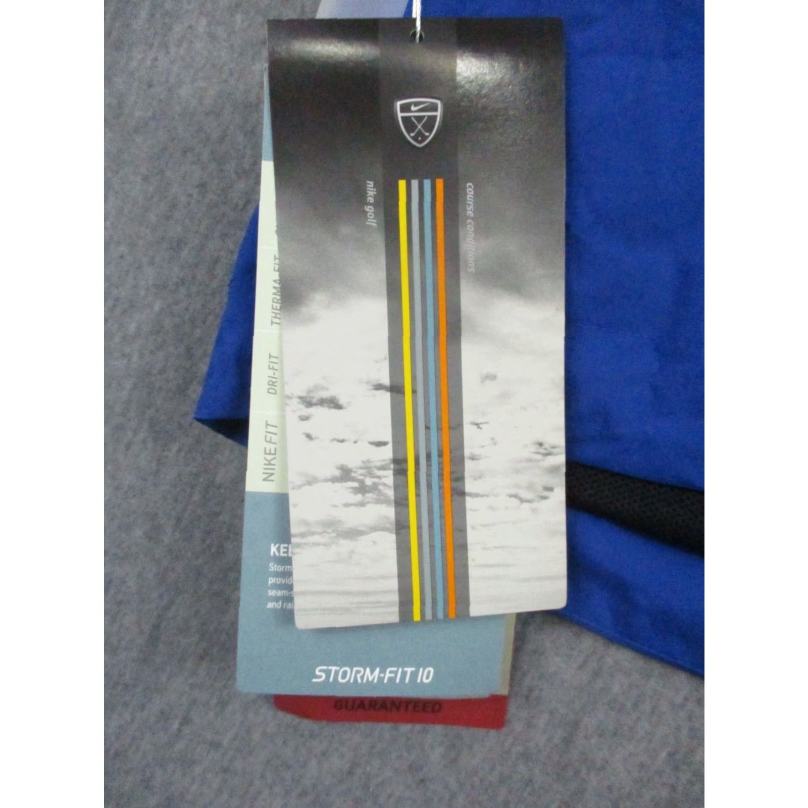 Nike Nike Golf Jacket Men Pullover Small Baseball Blue Storm Fit 128699 NWT Size US S / EU 44-46 / 1 - 2 Thumbnail