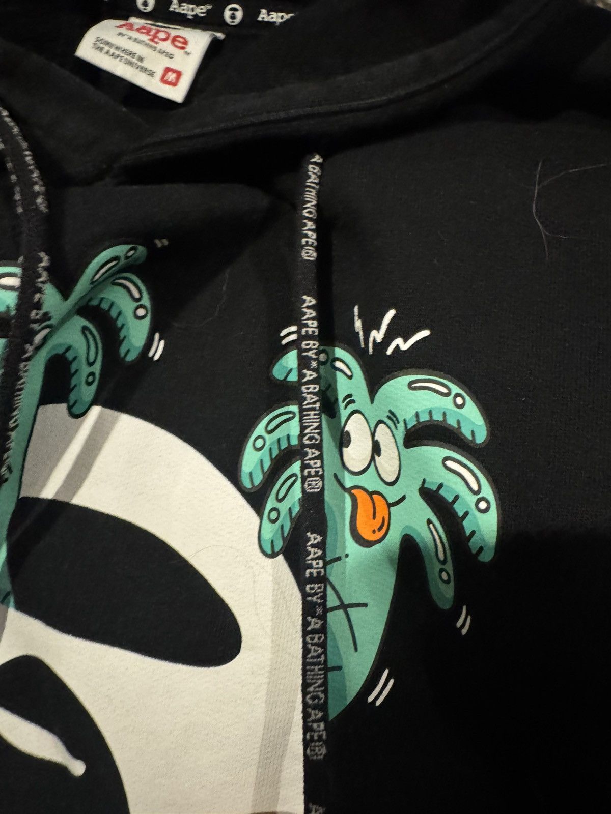 Aape Black Bape hoodie M Size US M / EU 48-50 / 2 - 8 Thumbnail