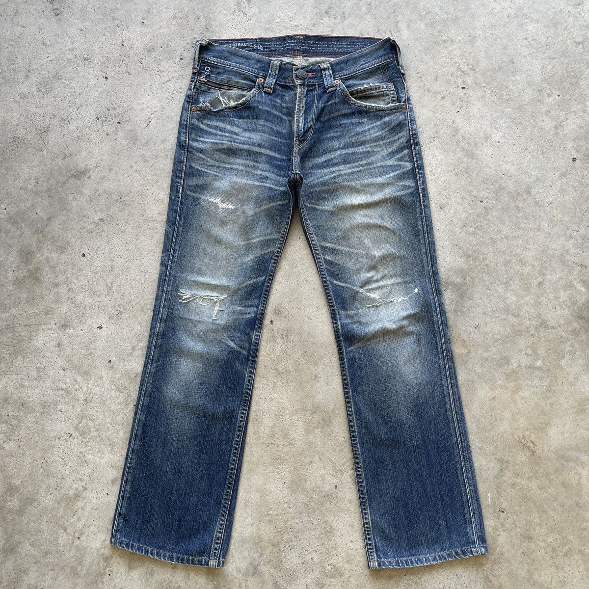 Levi's W33x30.5💥 Vintage Levi’s 502 Faded Jeans Denim Pants Size US 33 - 1 Thumbnail