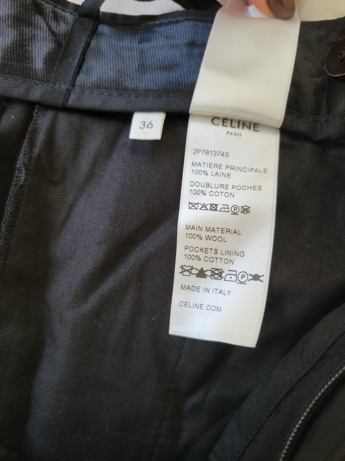 Celine Celine Casual pants Size 36" / US 14 / IT 50 - 2 Thumbnail